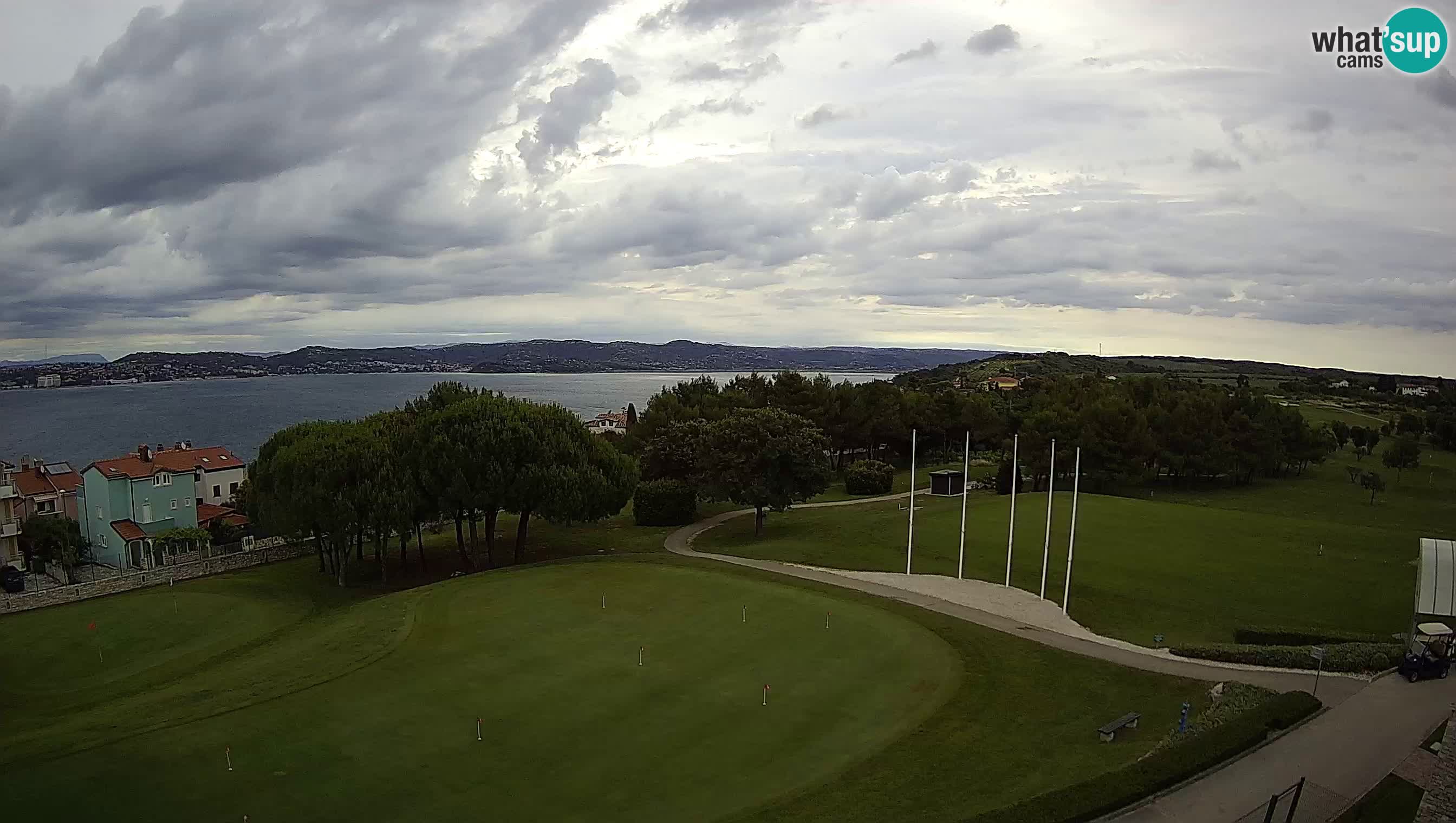 Golf Adriatique Webcam en direct Savudrija – Rezidencija Skiper – Istrie – Croatie