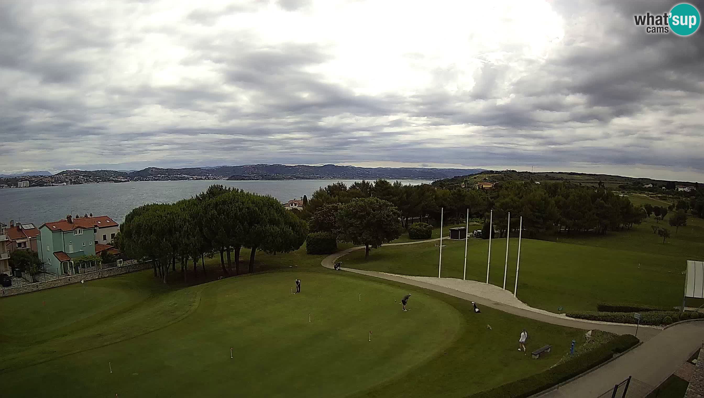 Golf Adriatique Webcam en direct Savudrija – Rezidencija Skiper – Istrie – Croatie