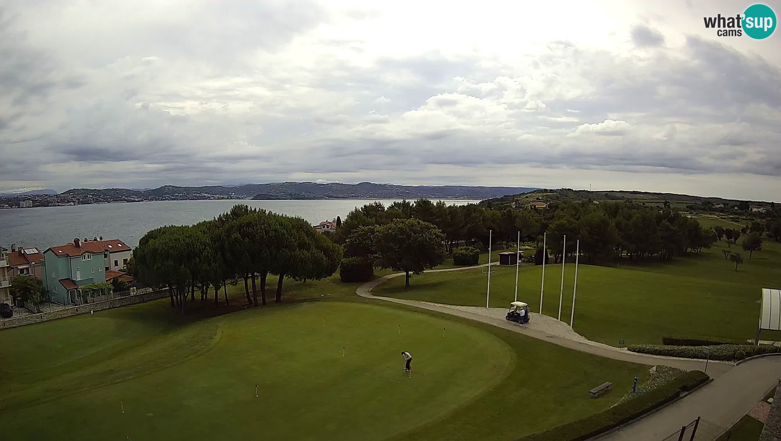 Golf Adriatique Webcam en direct Savudrija – Rezidencija Skiper – Istrie – Croatie