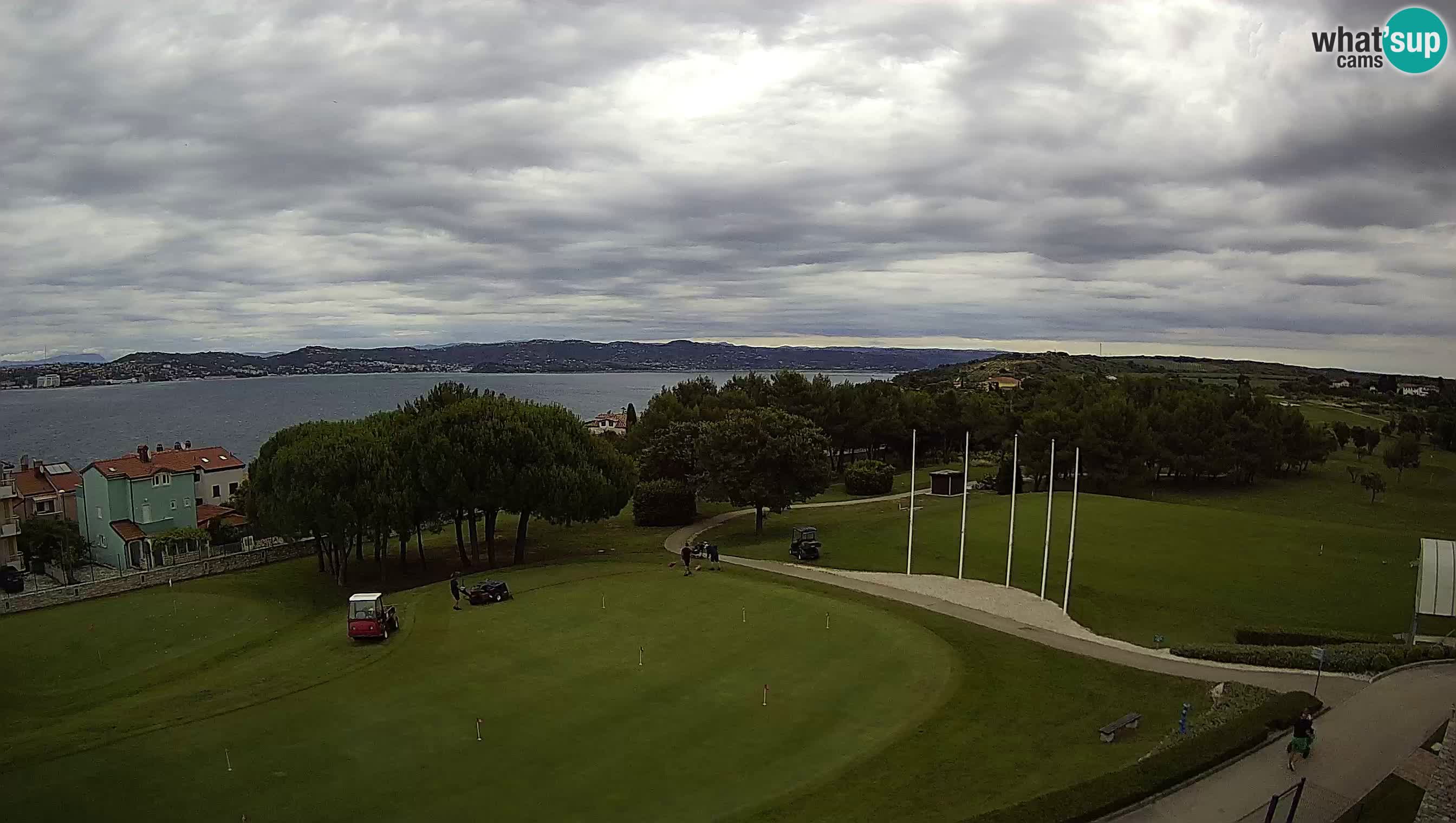 Golf Adriatique Webcam en direct Savudrija – Rezidencija Skiper – Istrie – Croatie