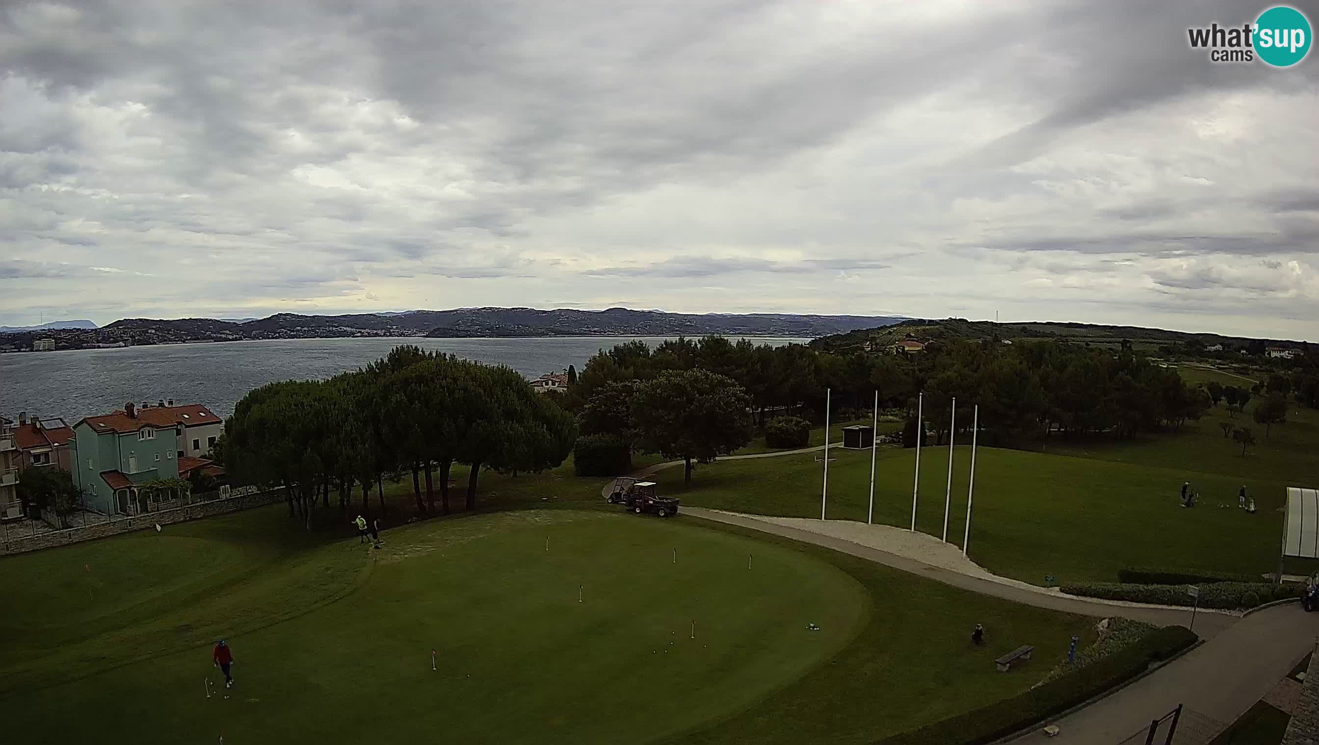 Golf Adriatique Webcam en direct Savudrija – Rezidencija Skiper – Istrie – Croatie