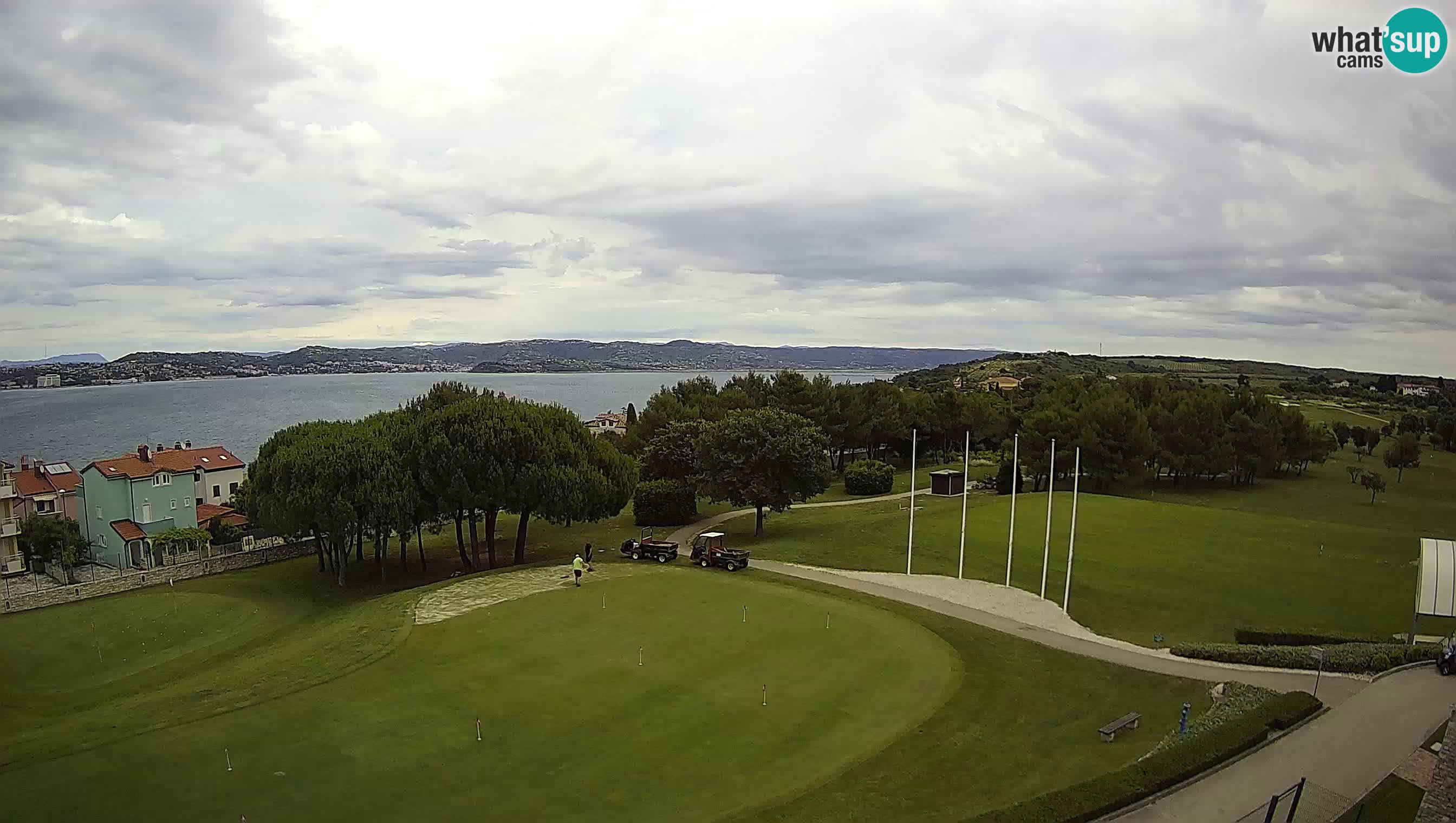 Golf Adriatique Webcam en direct Savudrija – Rezidencija Skiper – Istrie – Croatie