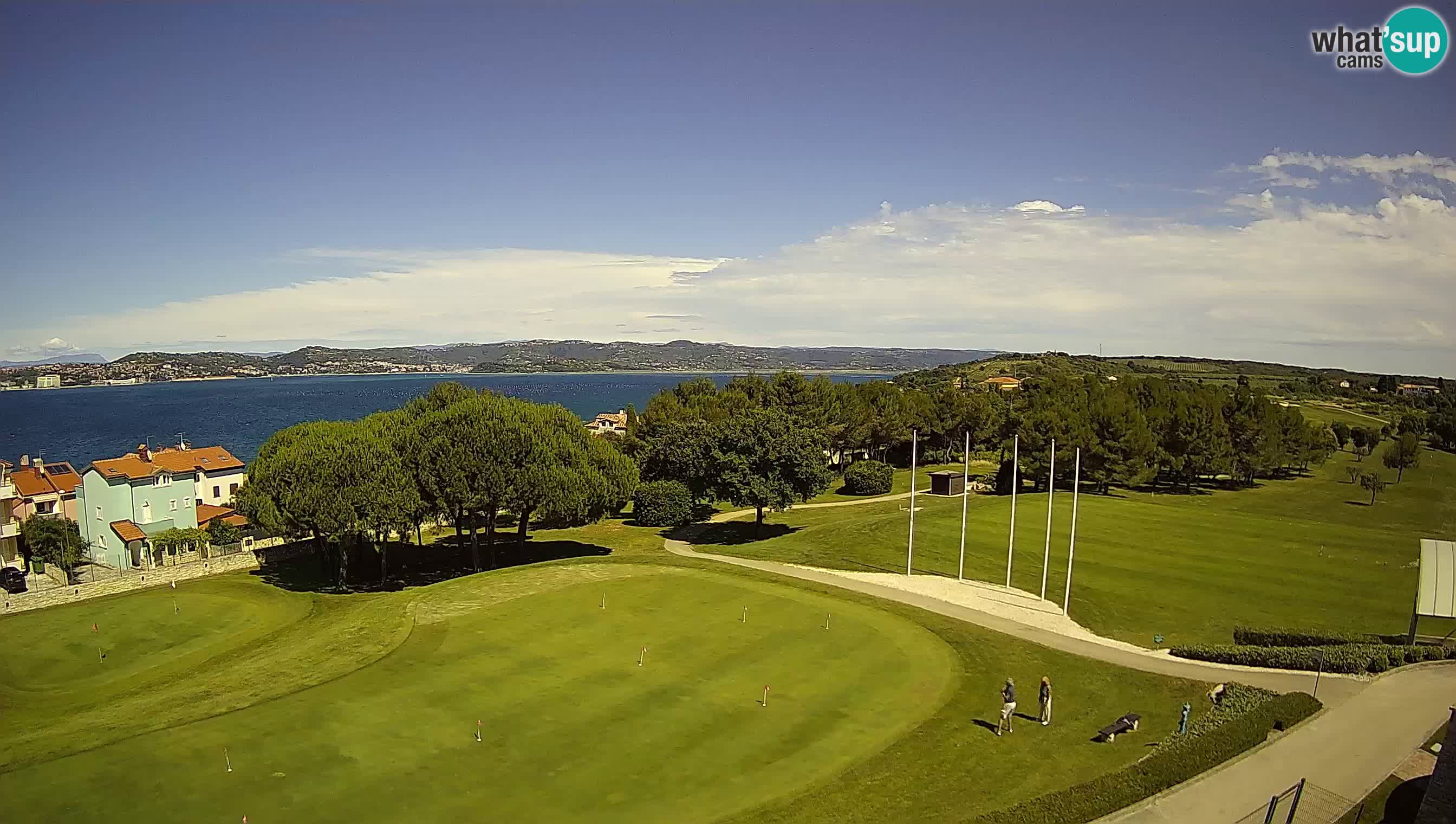 Golf Adriatique Webcam en direct Savudrija – Rezidencija Skiper – Istrie – Croatie