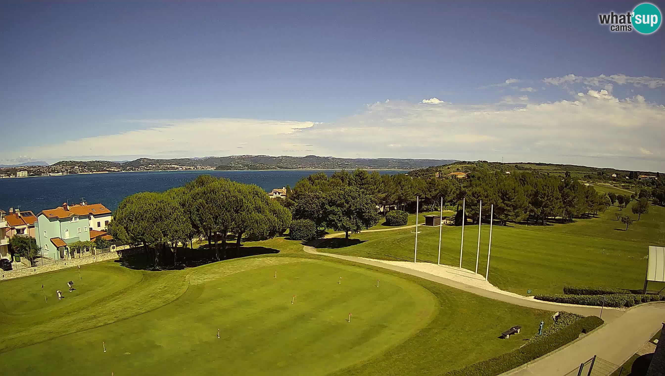 Golf Adriatique Webcam en direct Savudrija – Rezidencija Skiper – Istrie – Croatie
