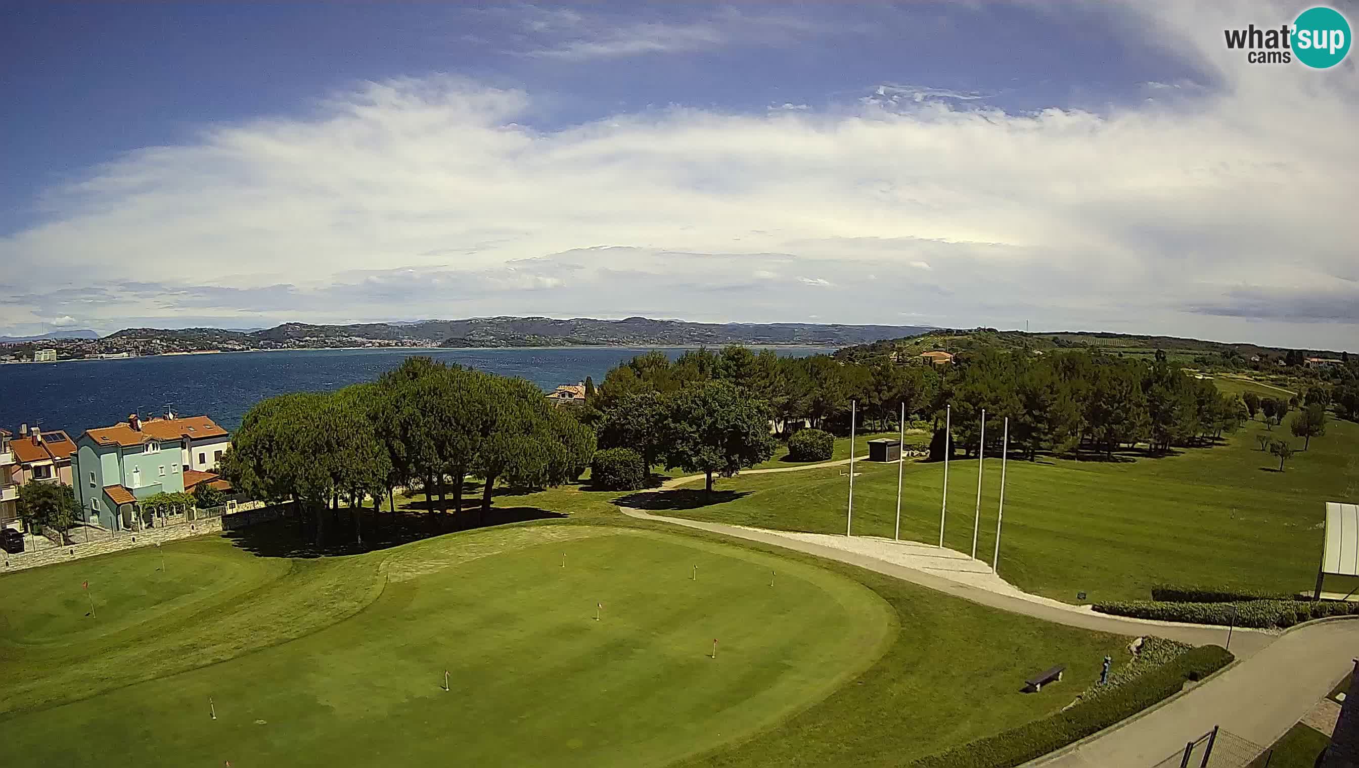 Golf Adriatic Spletna kamera v živo Savudrija – Rezidencija Skiper – Istra – Hrvaška