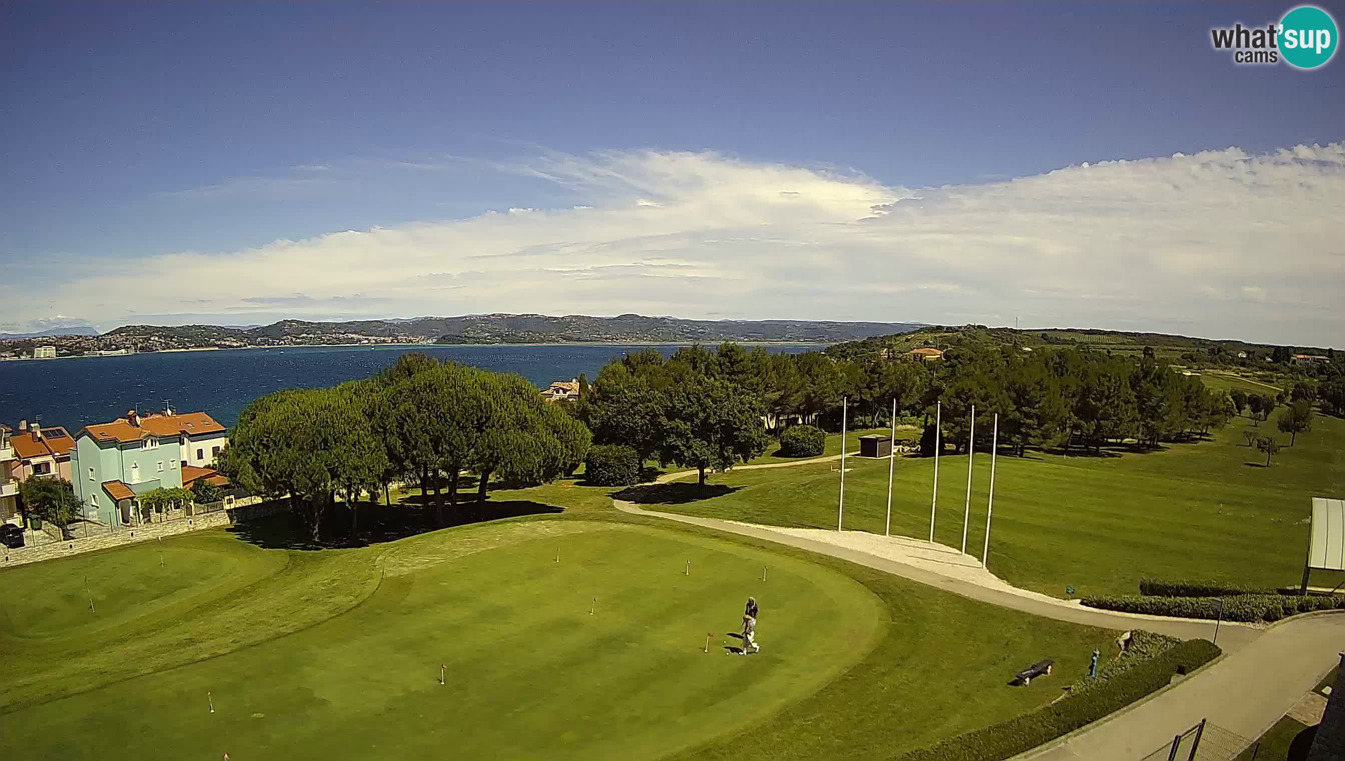 Golf Adriatique Webcam en direct Savudrija – Rezidencija Skiper – Istrie – Croatie