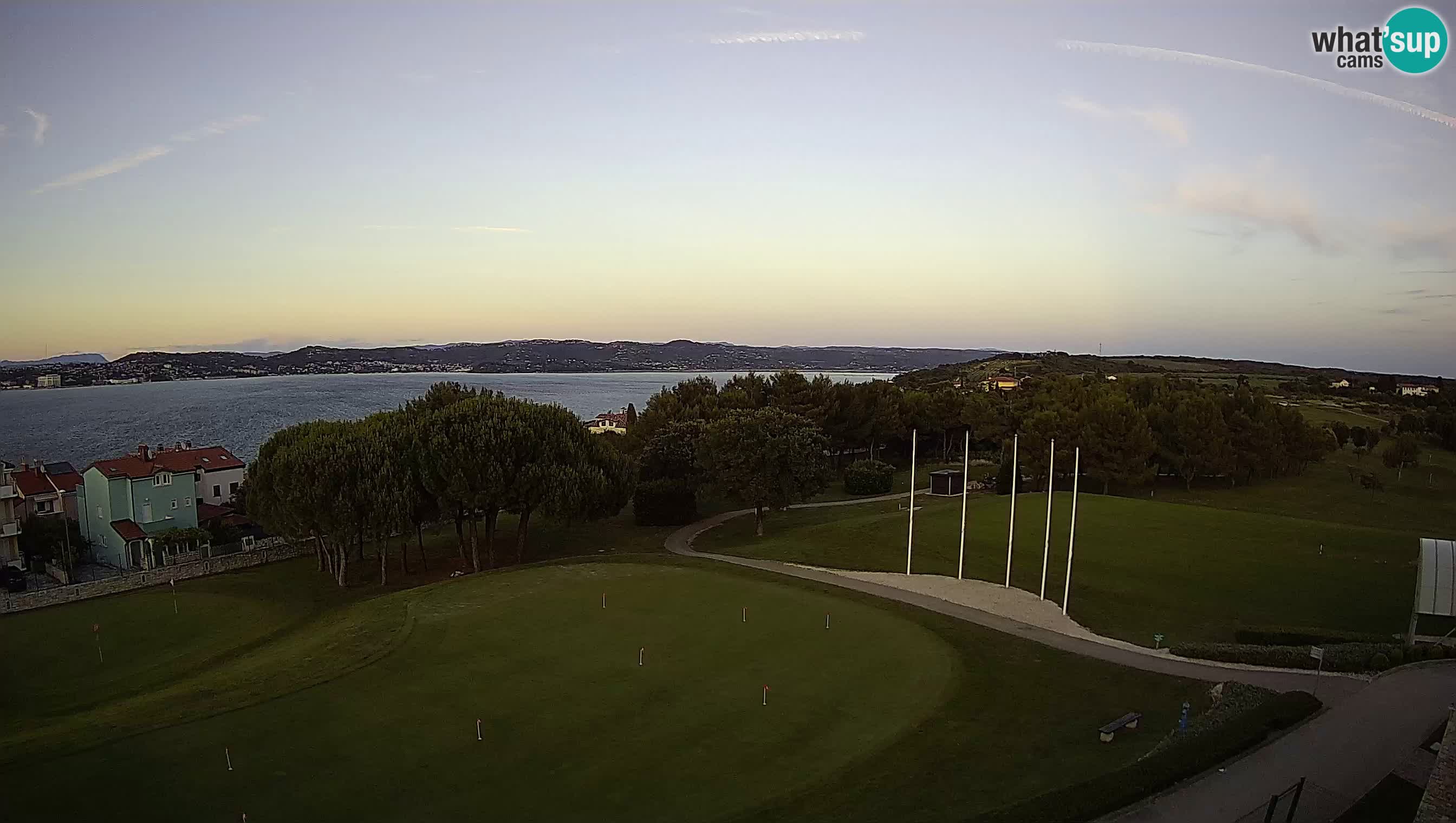 Golf Adriatique Webcam en direct Savudrija – Rezidencija Skiper – Istrie – Croatie