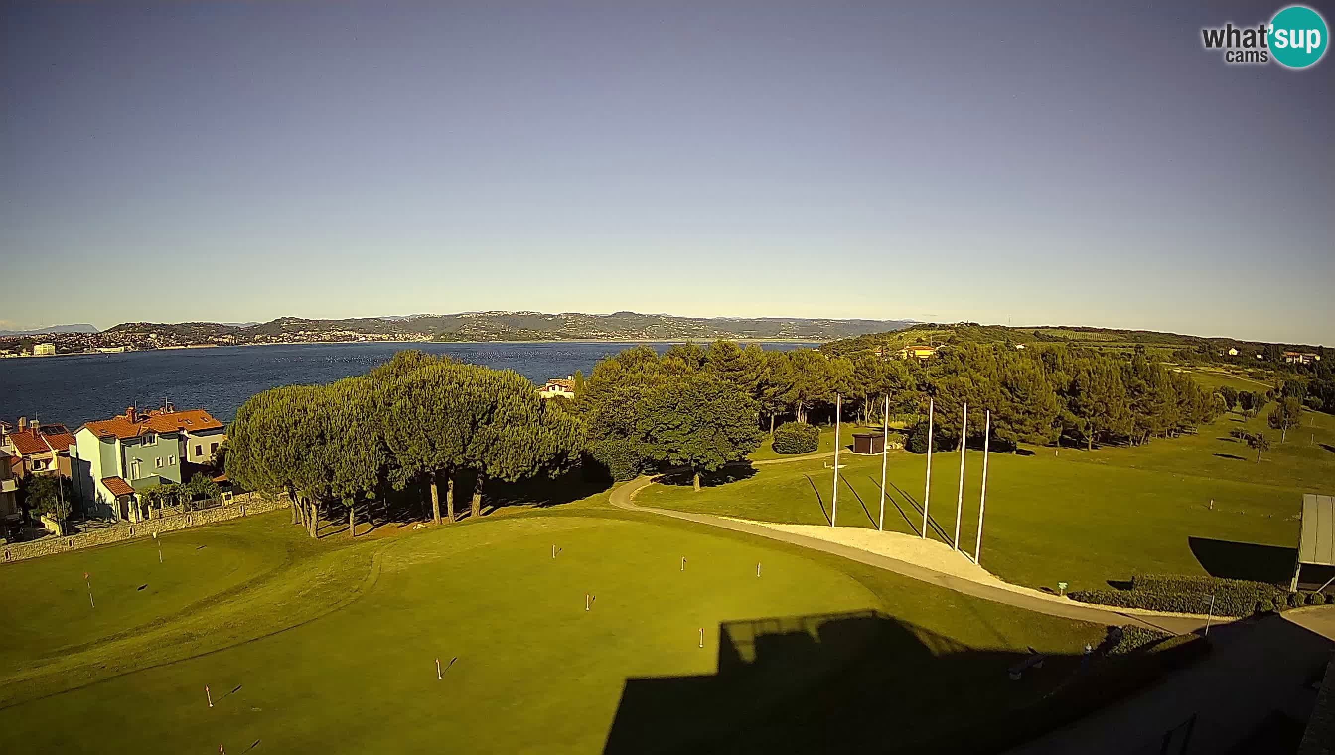 Golf Adriatique Webcam en direct Savudrija – Rezidencija Skiper – Istrie – Croatie