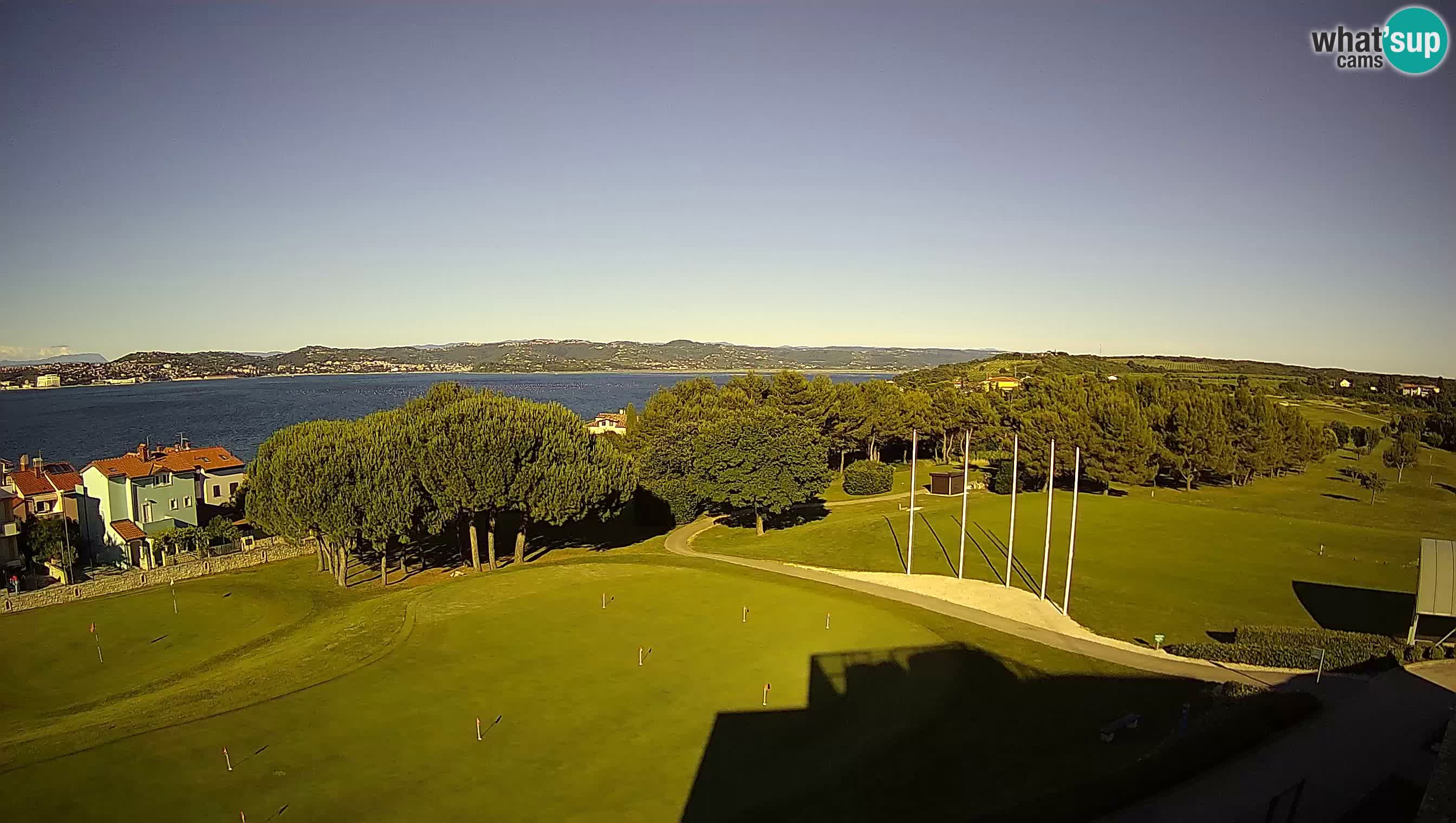 Golf Adriatique Webcam en direct Savudrija – Rezidencija Skiper – Istrie – Croatie