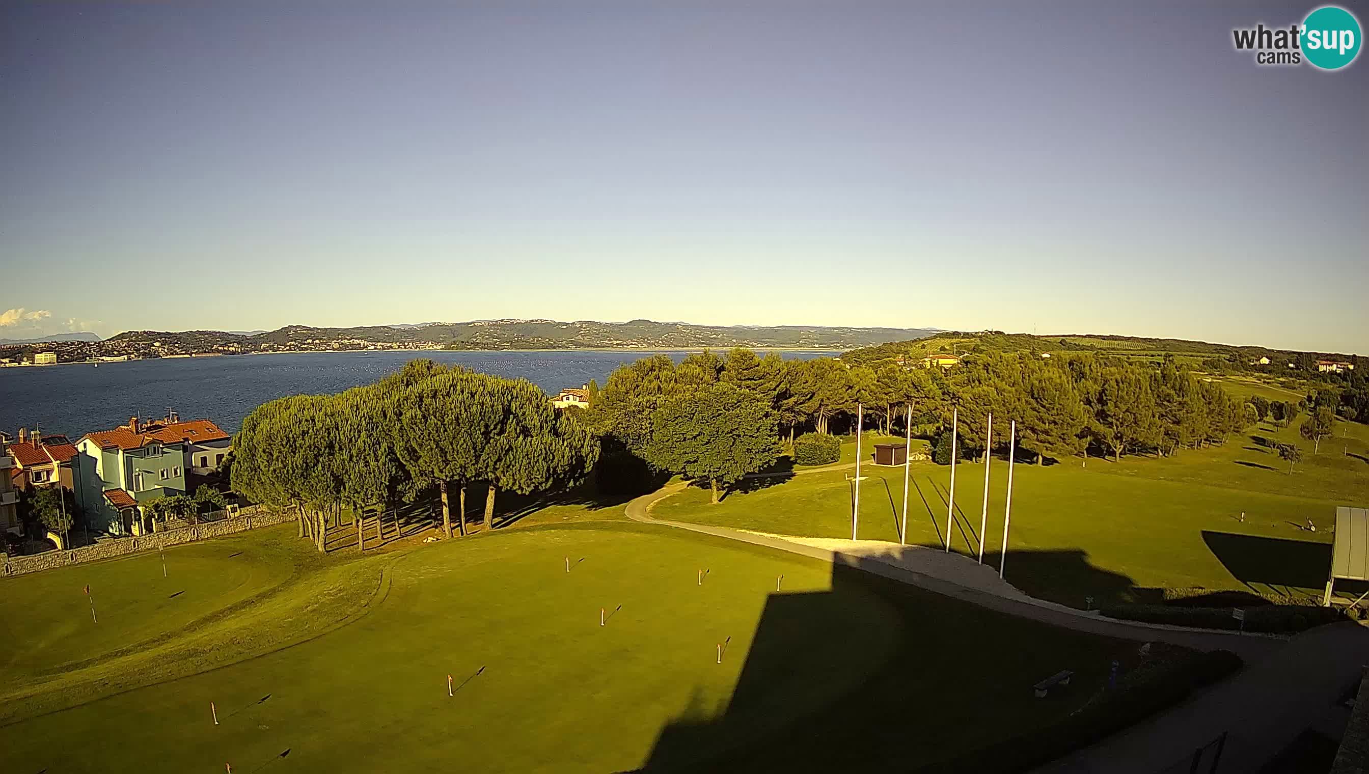 Golf Adriatique Webcam en direct Savudrija – Rezidencija Skiper – Istrie – Croatie
