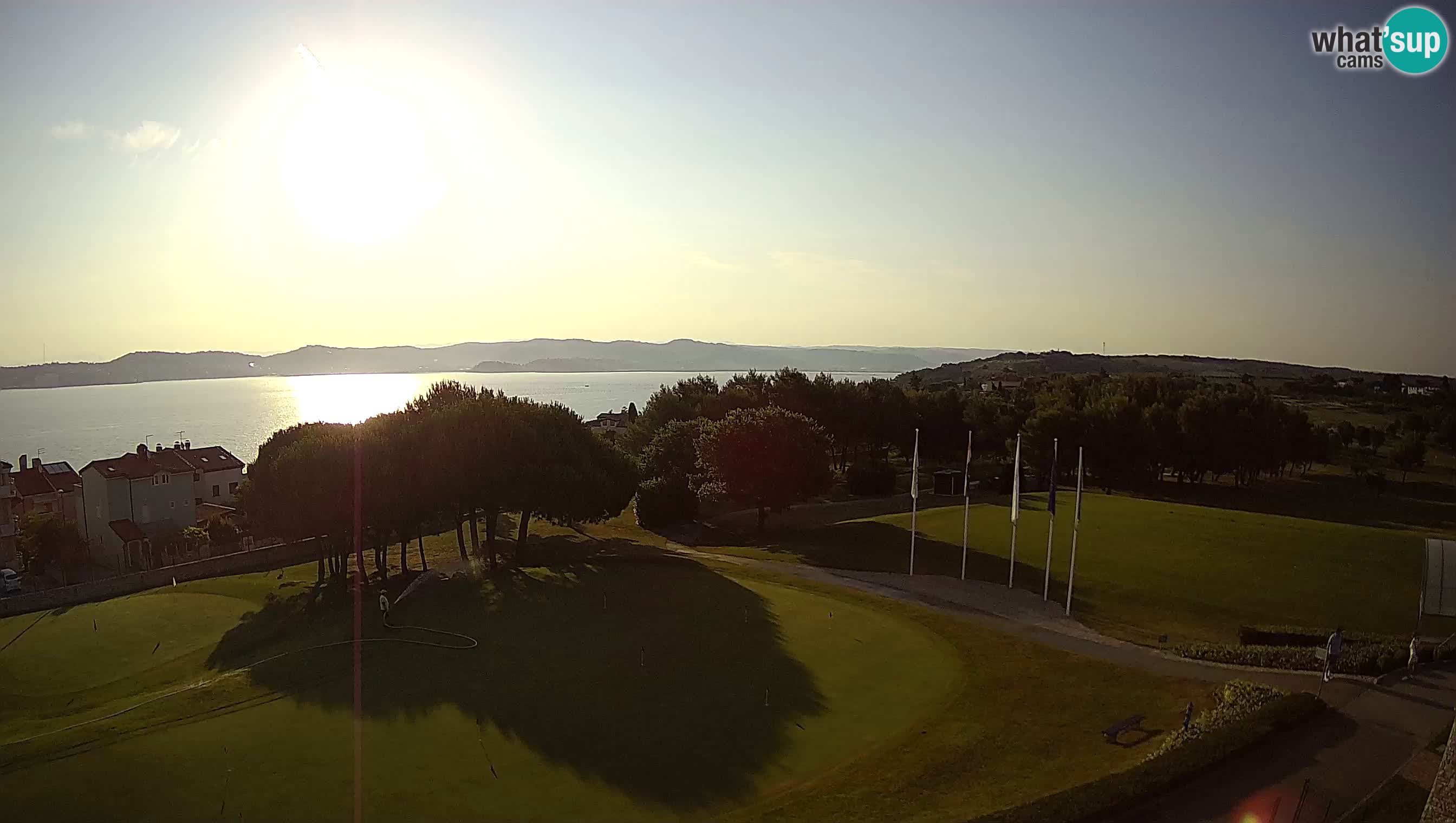 Golf Adriatique Webcam en direct Savudrija – Rezidencija Skiper – Istrie – Croatie