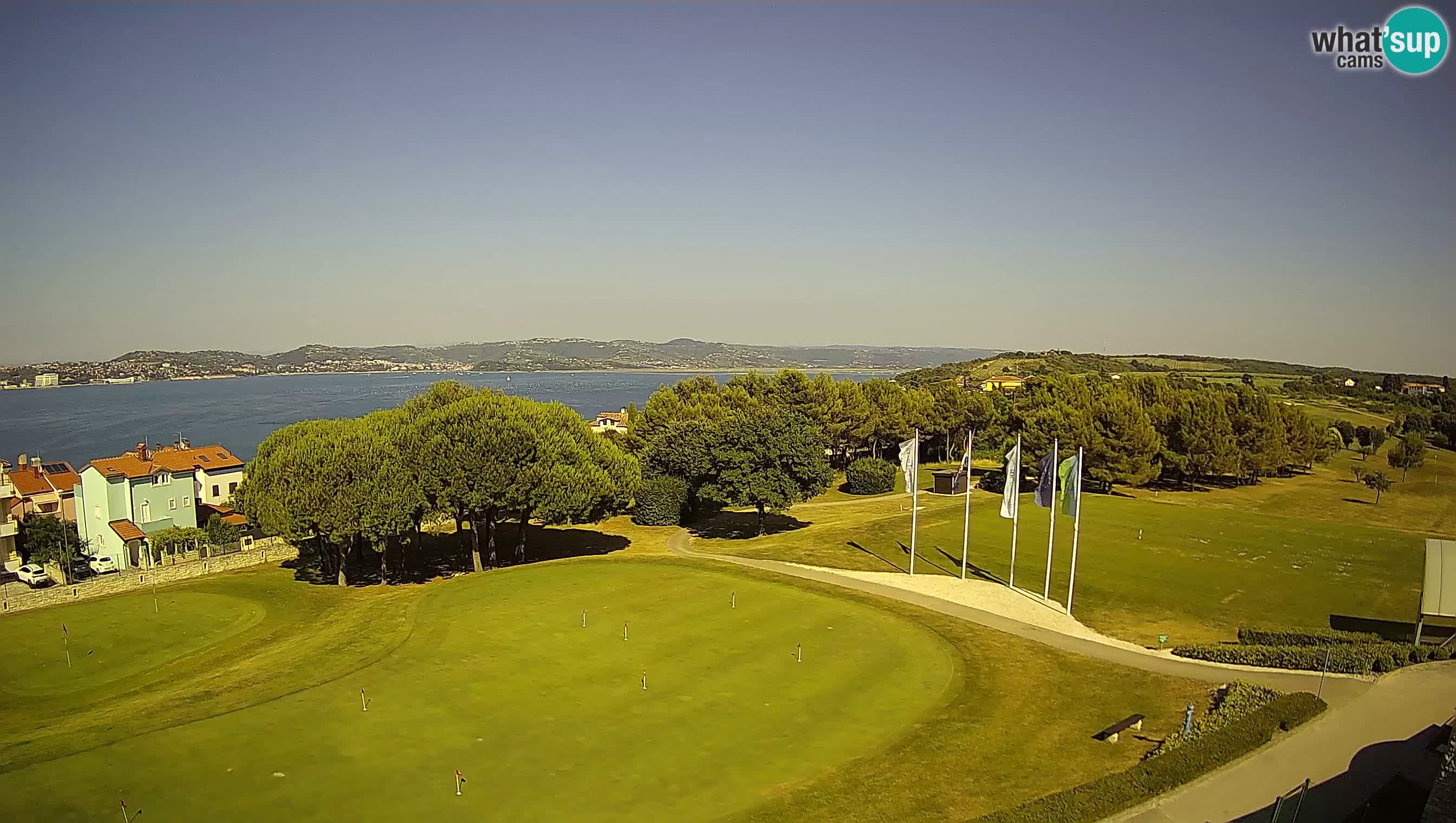 Golf Adriatique Webcam en direct Savudrija – Rezidencija Skiper – Istrie – Croatie
