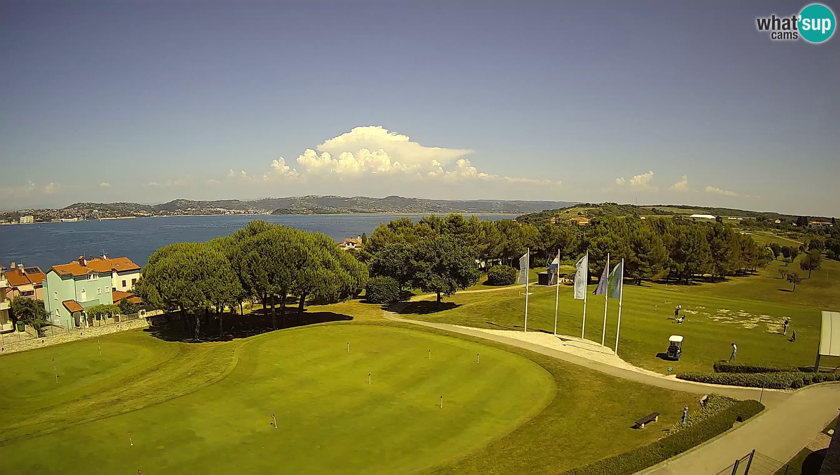 Golf Adriatique Webcam en direct Savudrija – Rezidencija Skiper – Istrie – Croatie