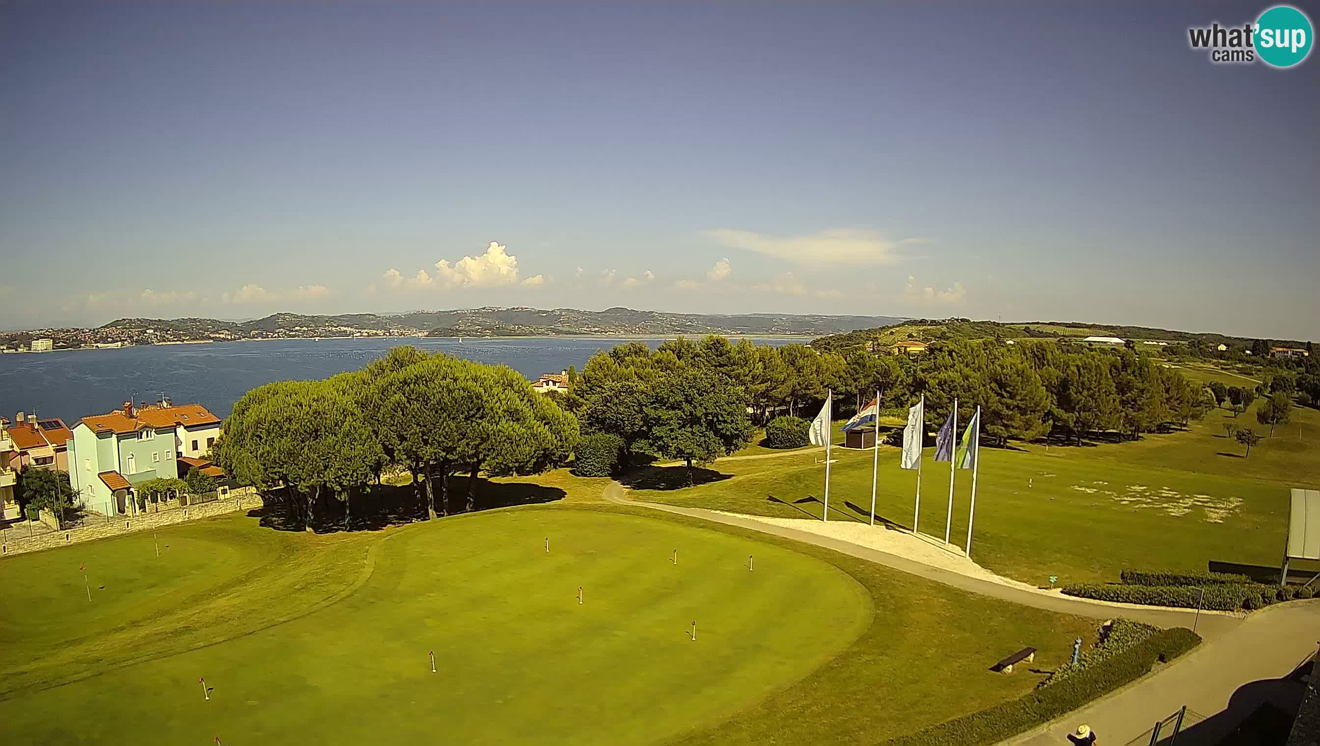 Golf Adriatique Webcam en direct Savudrija – Rezidencija Skiper – Istrie – Croatie