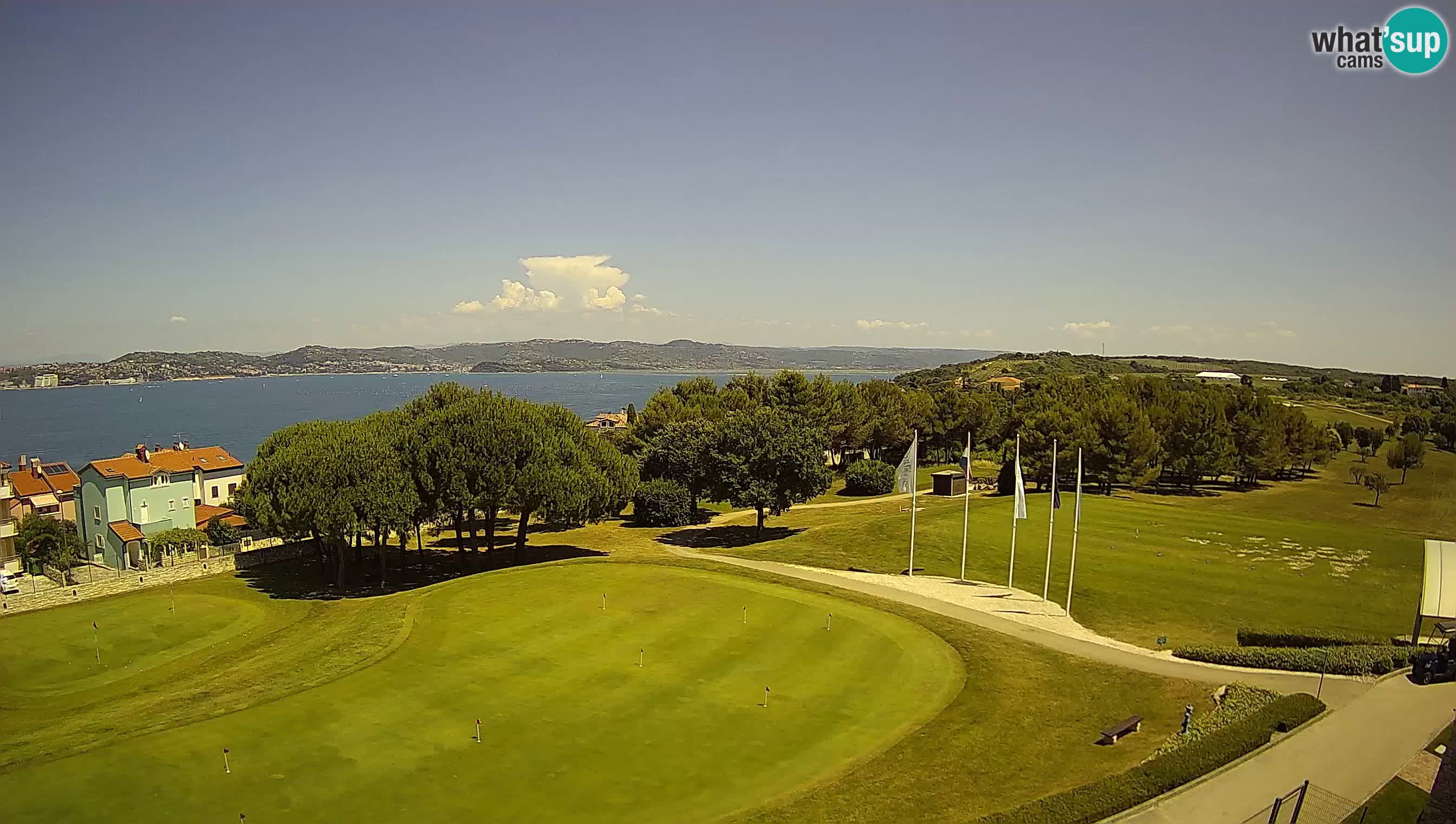 Golf Adriatique Webcam en direct Savudrija – Rezidencija Skiper – Istrie – Croatie
