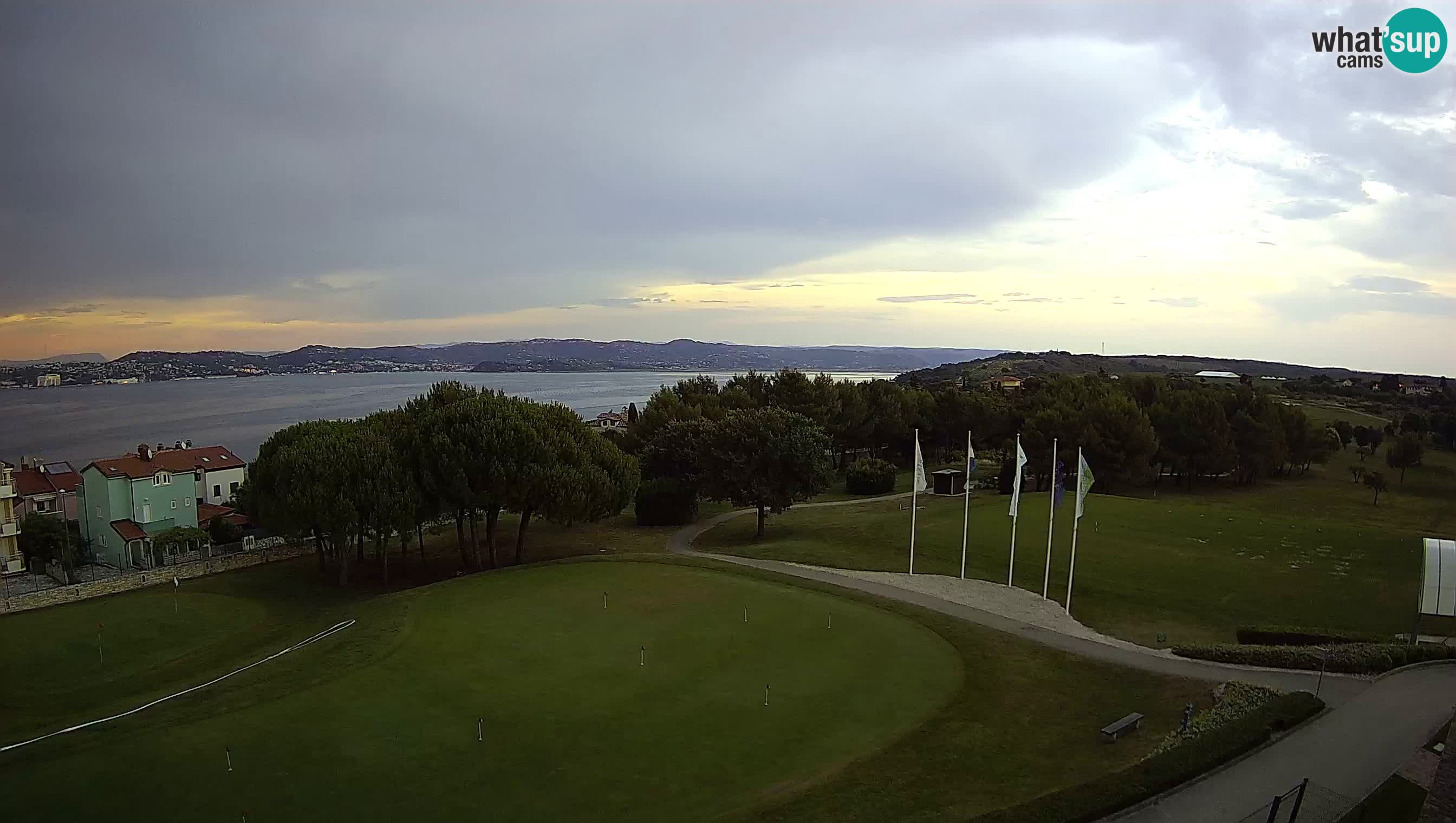 Golf Adriatique Webcam en direct Savudrija – Rezidencija Skiper – Istrie – Croatie
