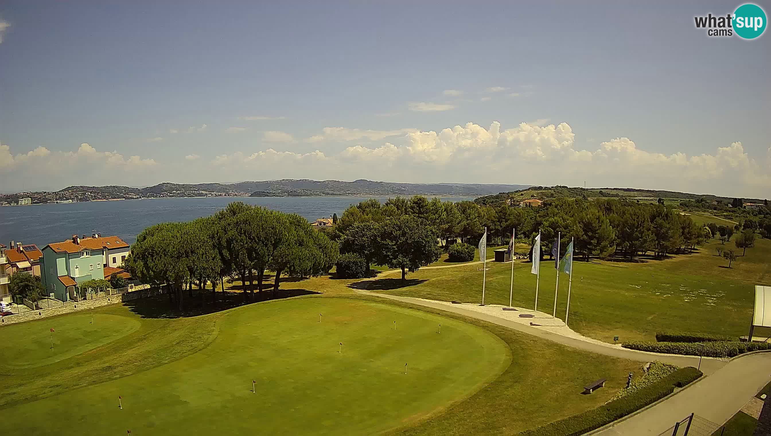 Golf Adriatique Webcam en direct Savudrija – Rezidencija Skiper – Istrie – Croatie