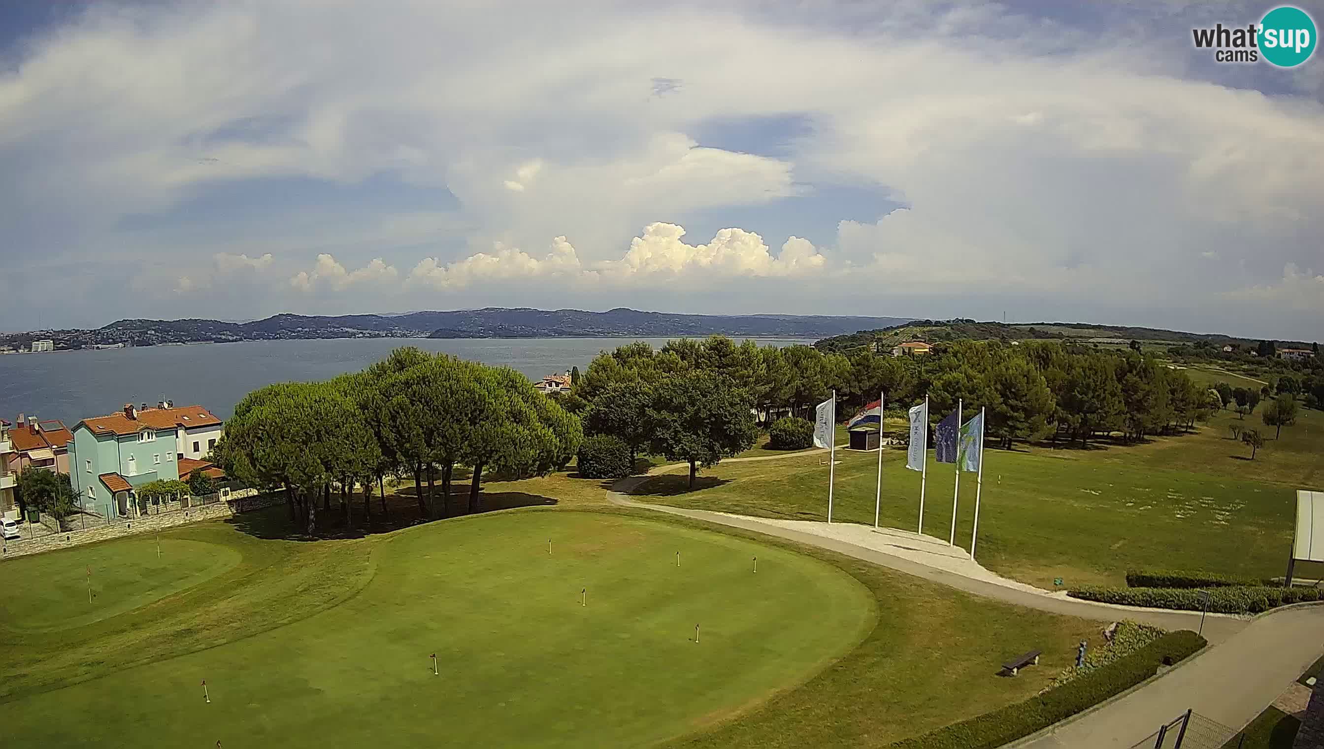Golf Adriatique Webcam en direct Savudrija – Rezidencija Skiper – Istrie – Croatie