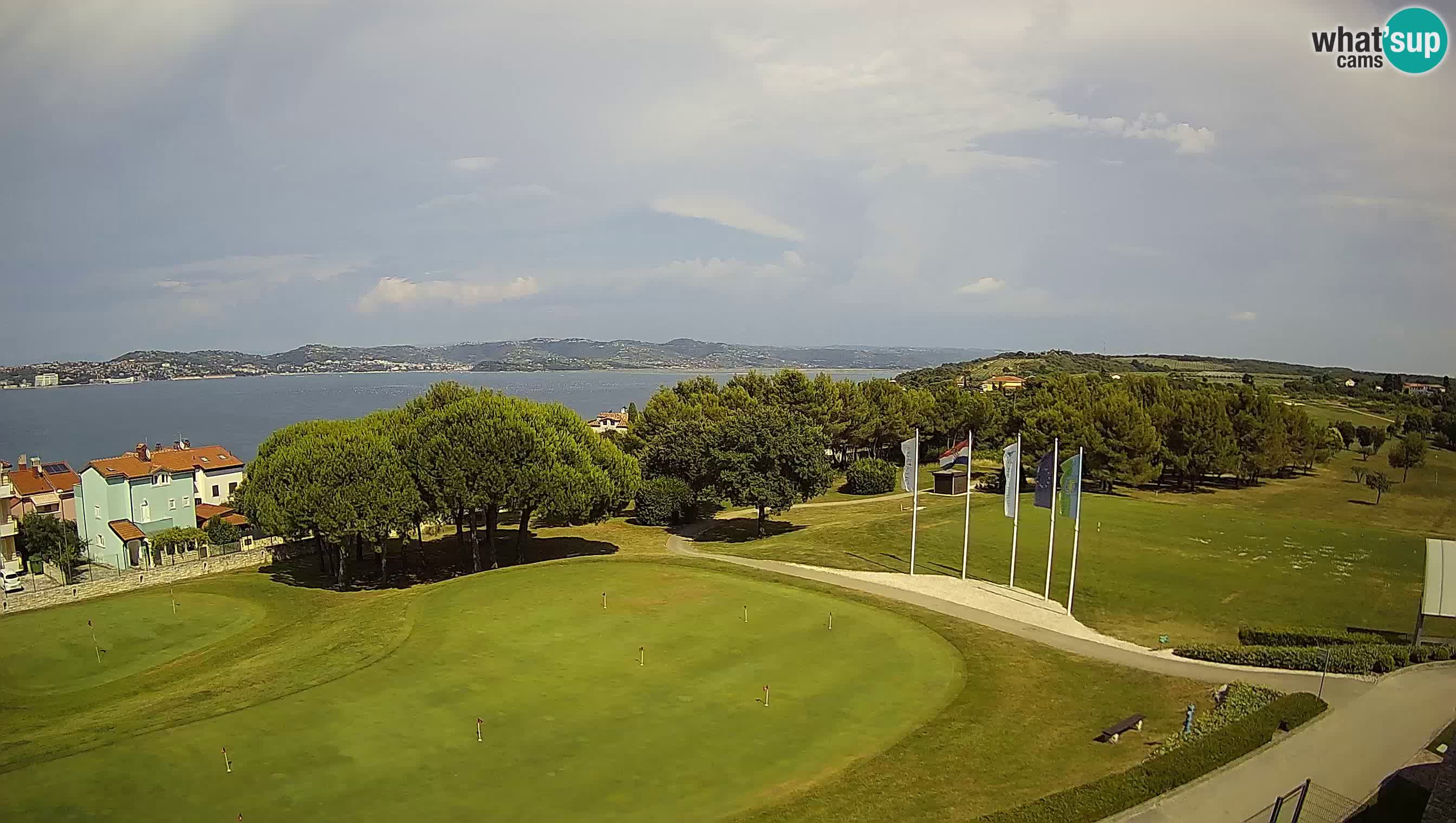 Golf Adriatique Webcam en direct Savudrija – Rezidencija Skiper – Istrie – Croatie