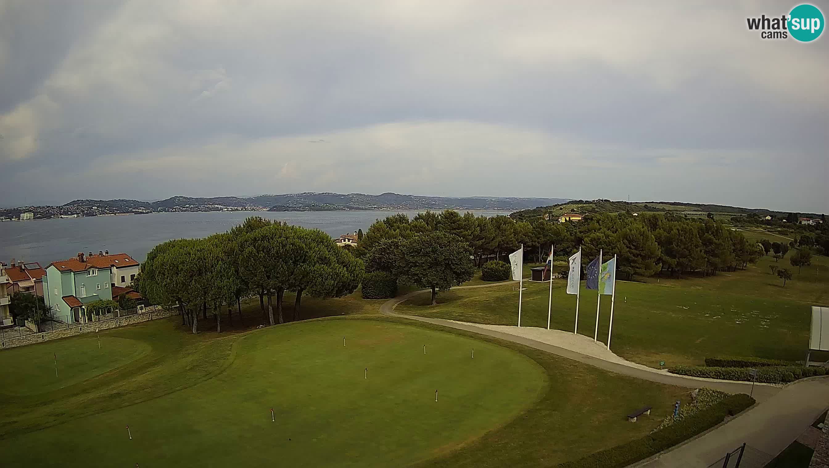 Golf Adriatique Webcam en direct Savudrija – Rezidencija Skiper – Istrie – Croatie