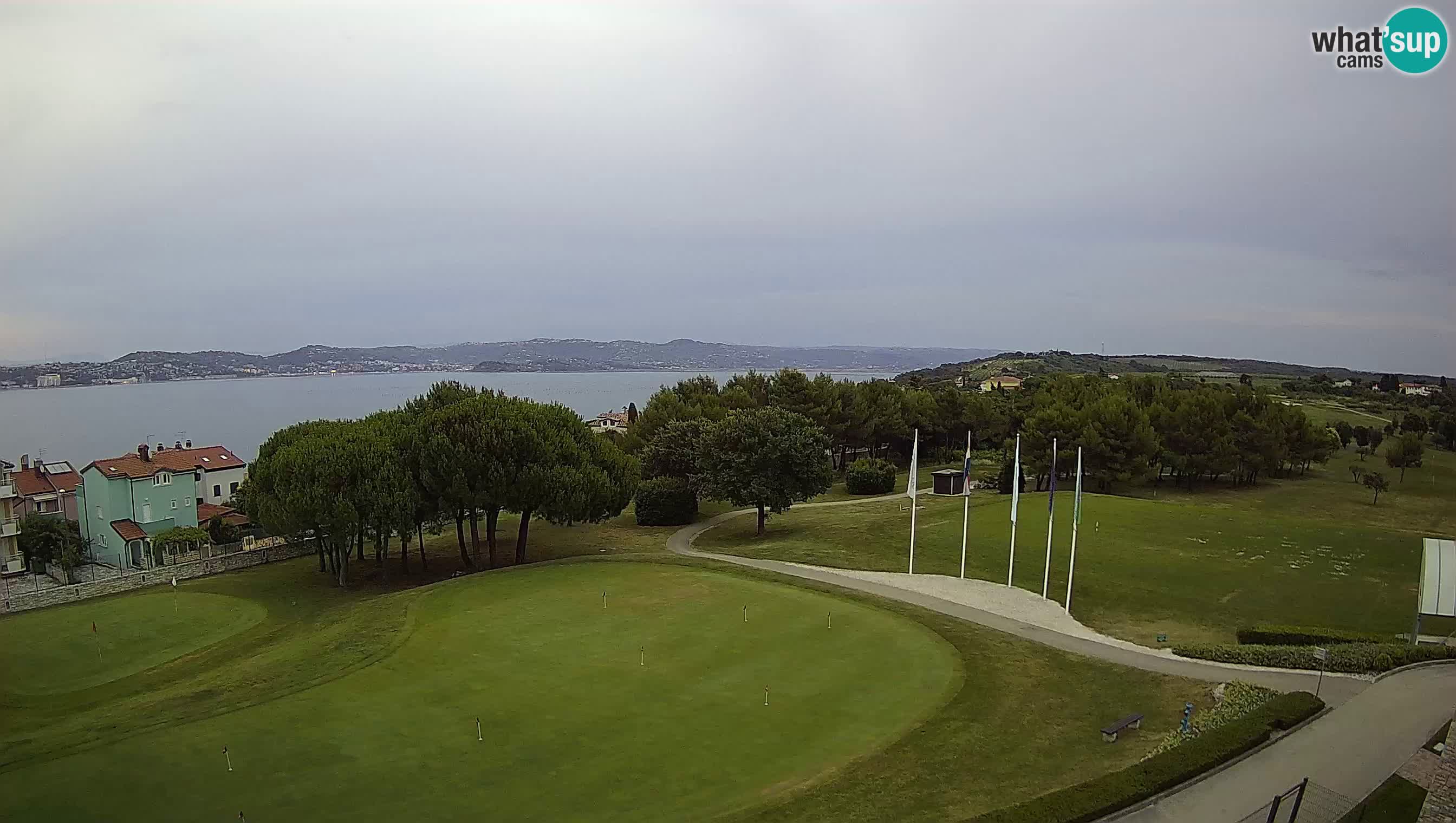Golf Adriatique Webcam en direct Savudrija – Rezidencija Skiper – Istrie – Croatie