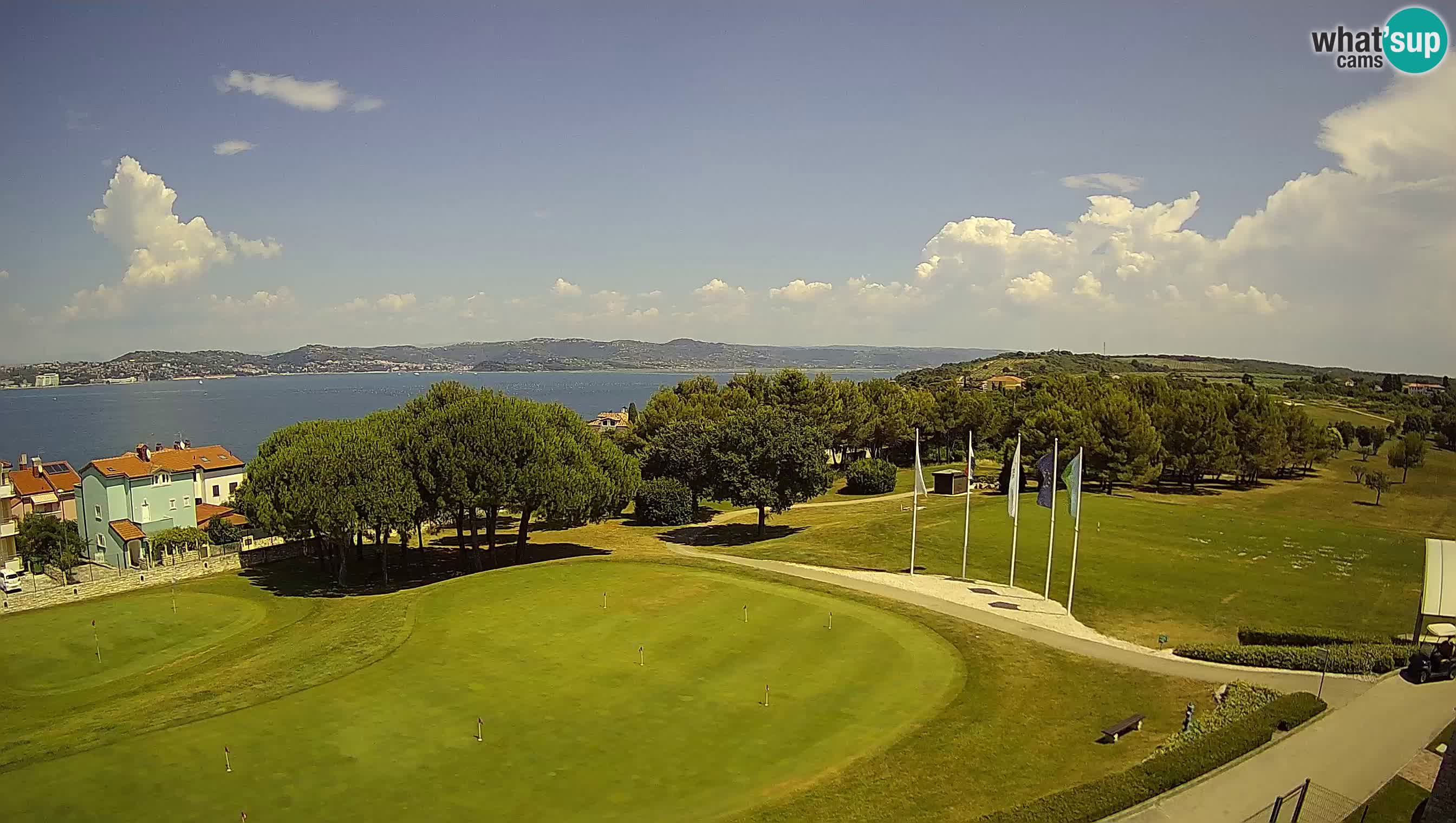 Golf Adriatique Webcam en direct Savudrija – Rezidencija Skiper – Istrie – Croatie