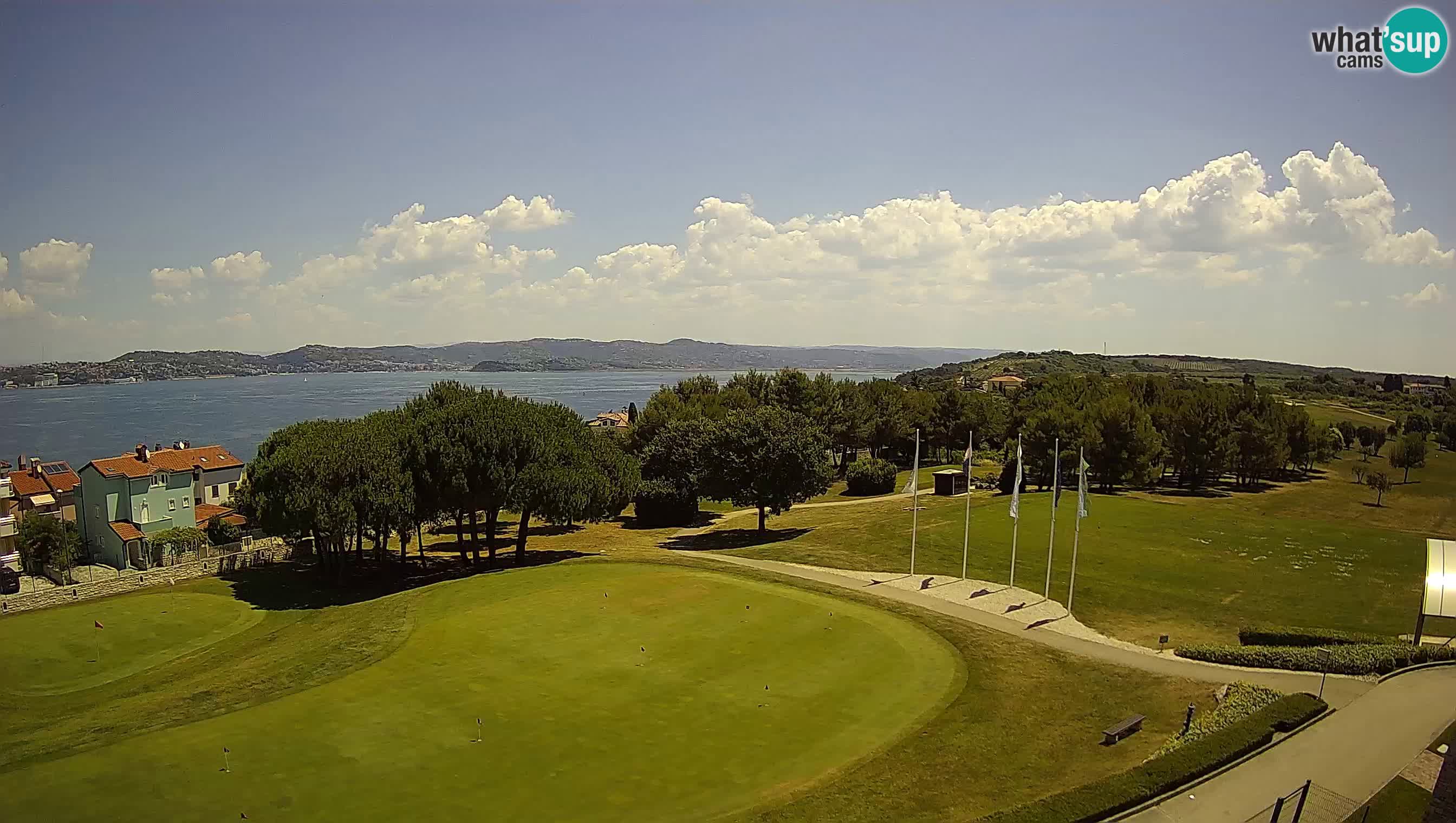 Golf Adriatique Webcam en direct Savudrija – Rezidencija Skiper – Istrie – Croatie