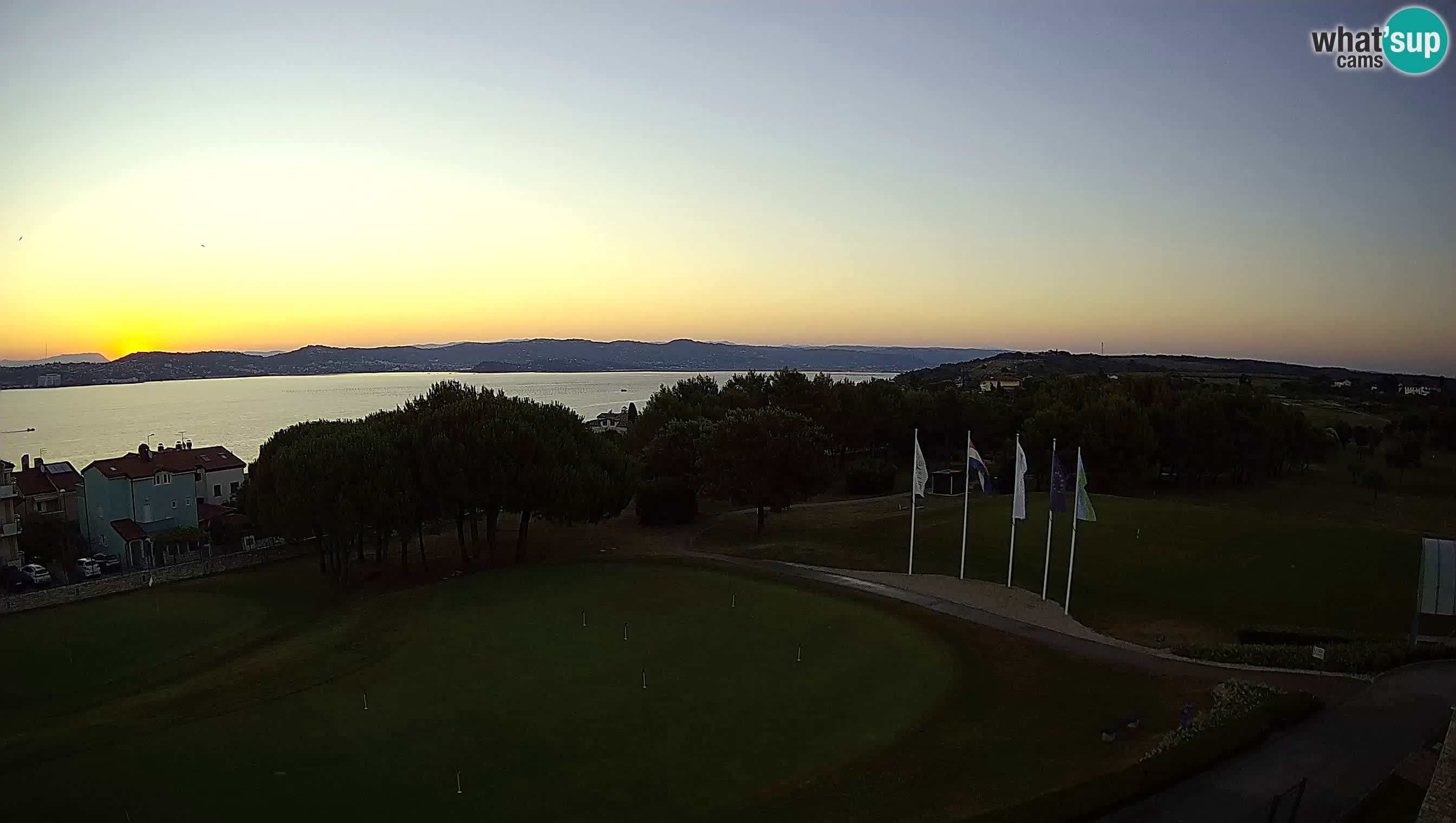 Golf Adriatic Cámara web en vivo Savudrija – Rezidencija Skiper – Istria – Croacia