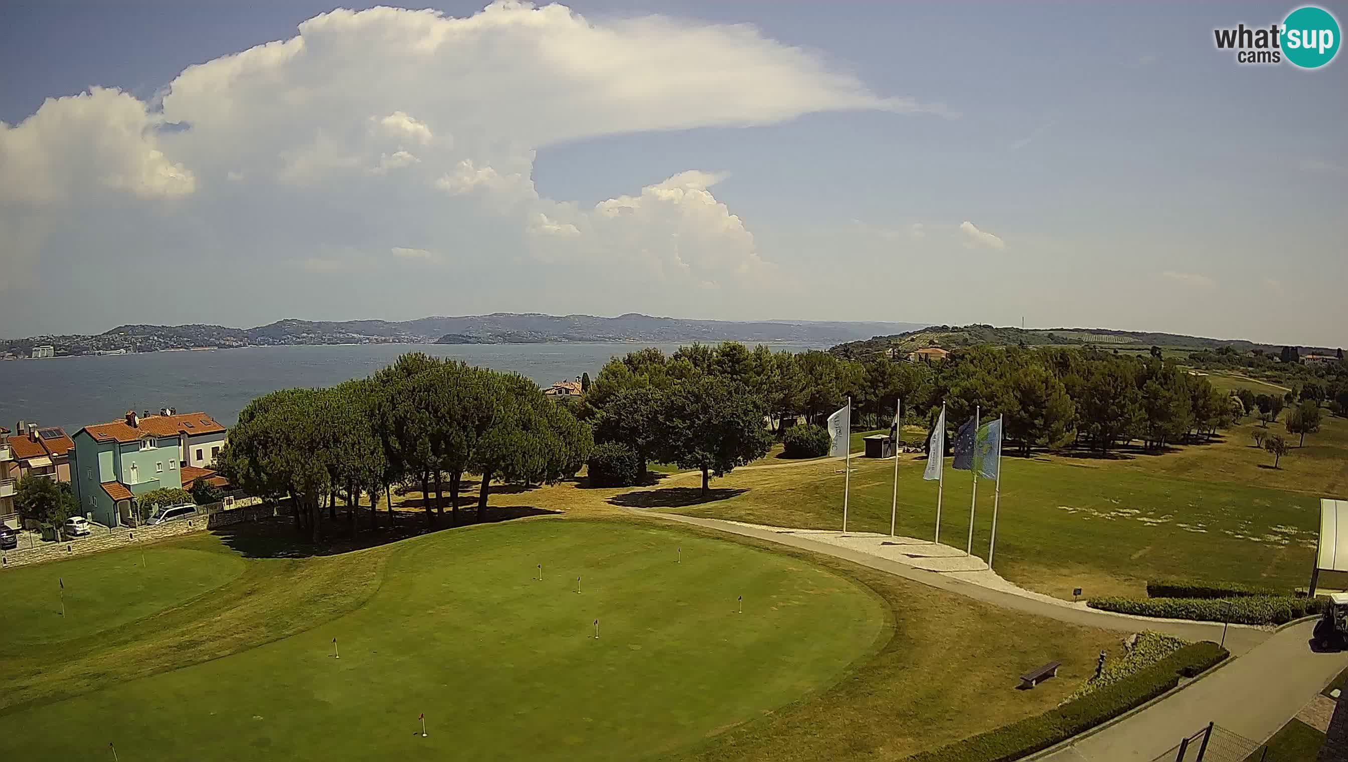 Golf Adriatique Webcam en direct Savudrija – Rezidencija Skiper – Istrie – Croatie