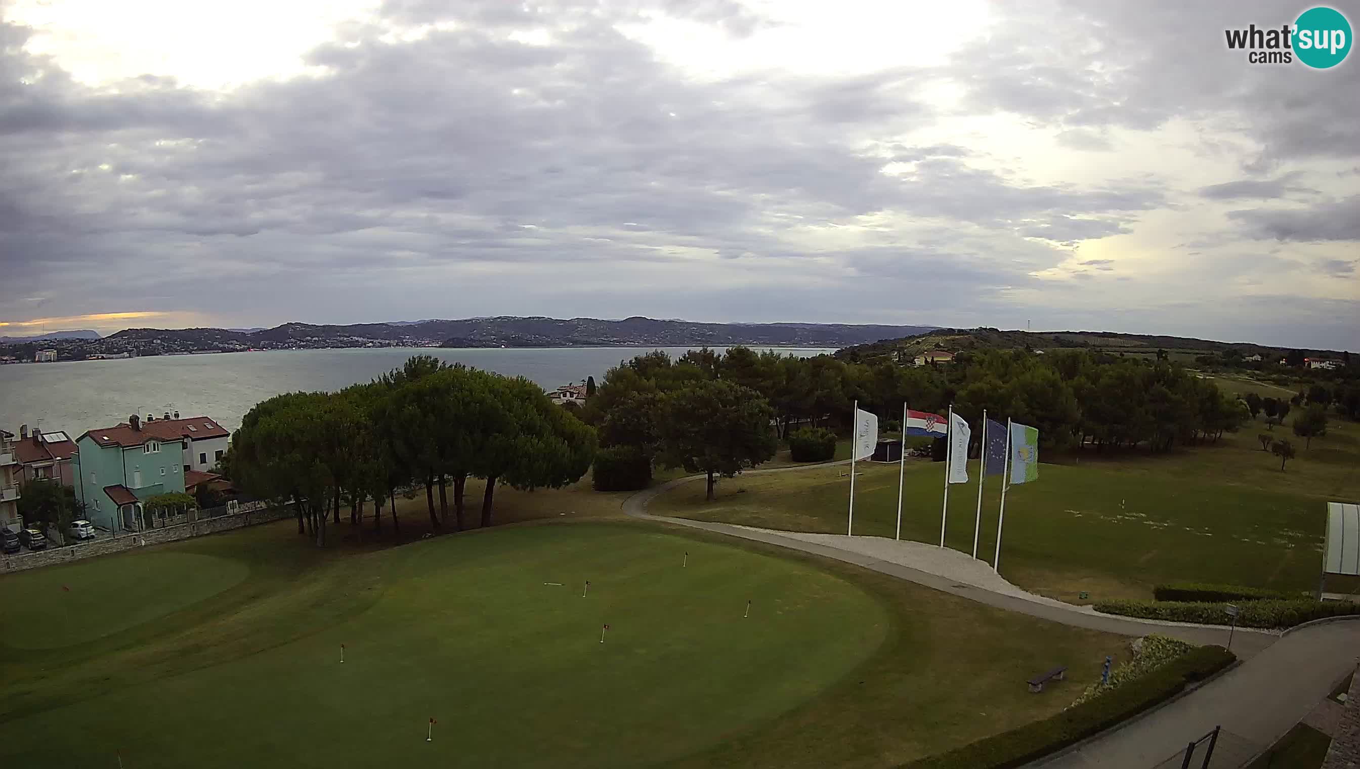 Golf Adriatique Webcam en direct Savudrija – Rezidencija Skiper – Istrie – Croatie