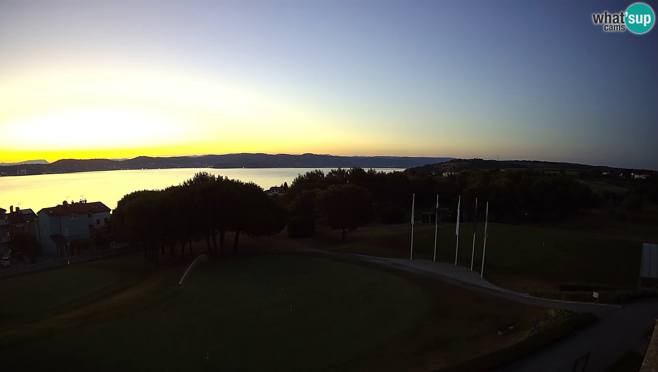 Golf Adriatic Spletna kamera v živo Savudrija – Rezidencija Skiper – Istra – Hrvaška
