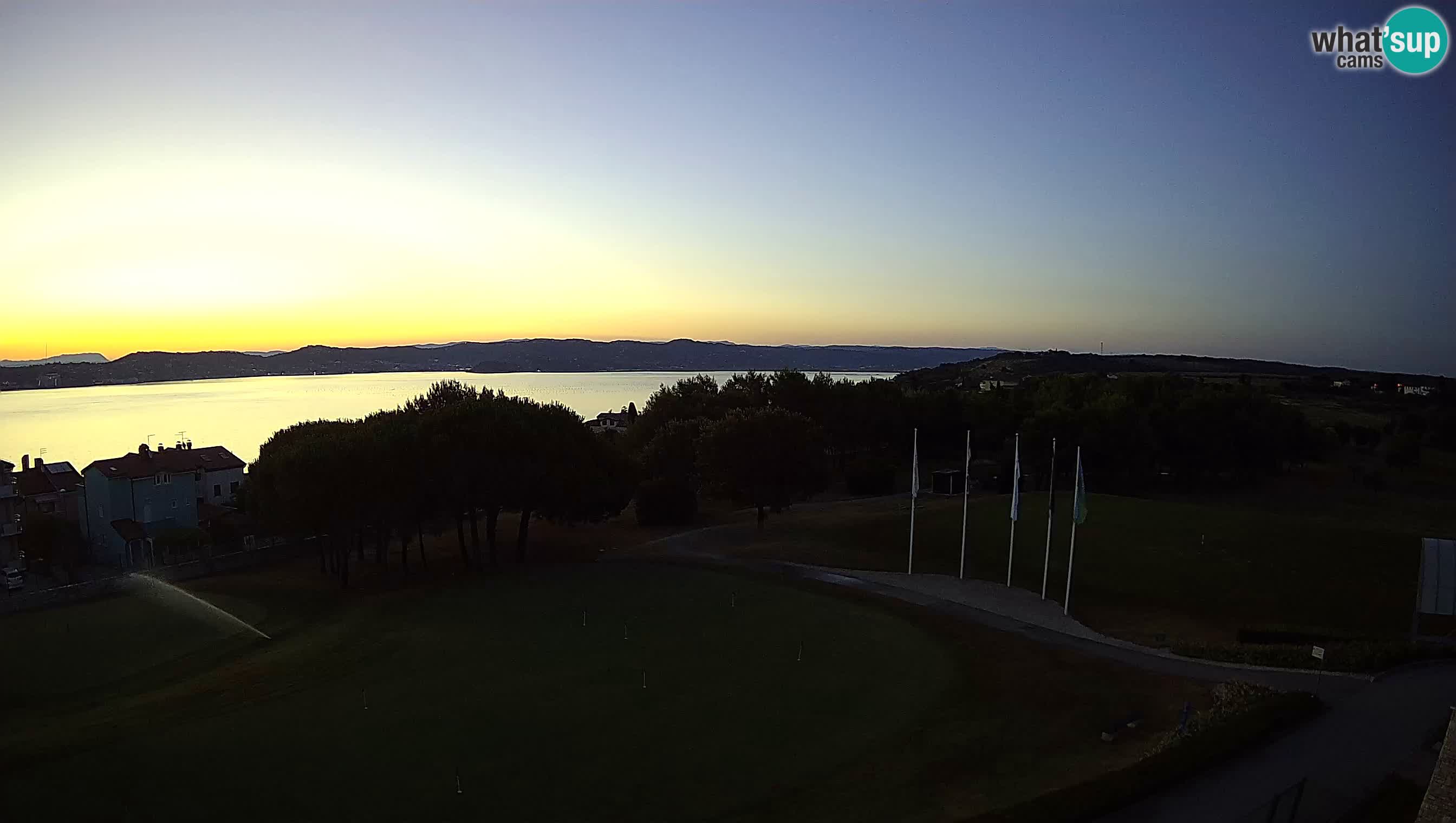 Golf Adriatic Cámara web en vivo Savudrija – Rezidencija Skiper – Istria – Croacia