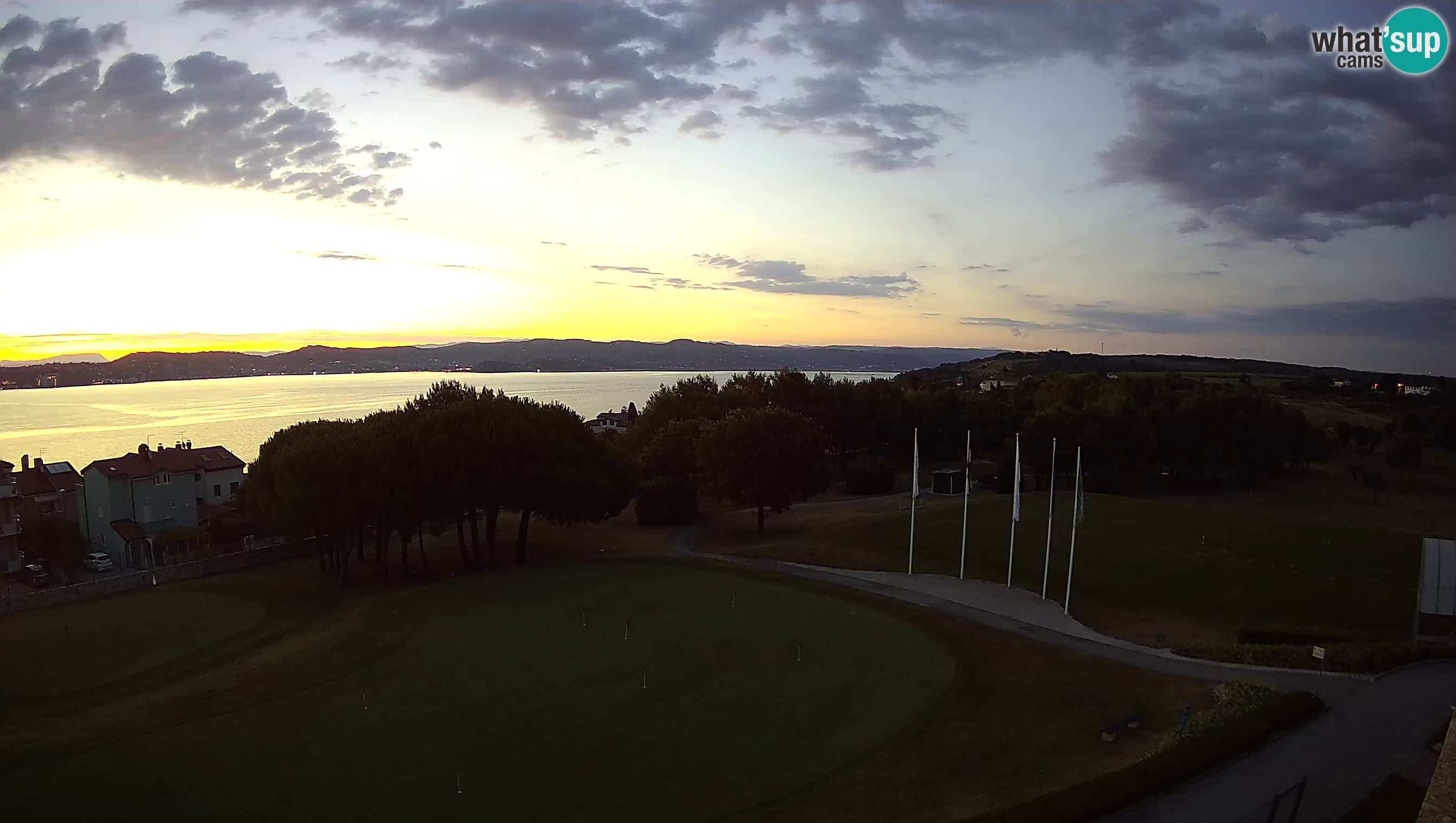 Golf Adriatic Cámara web en vivo Savudrija – Rezidencija Skiper – Istria – Croacia