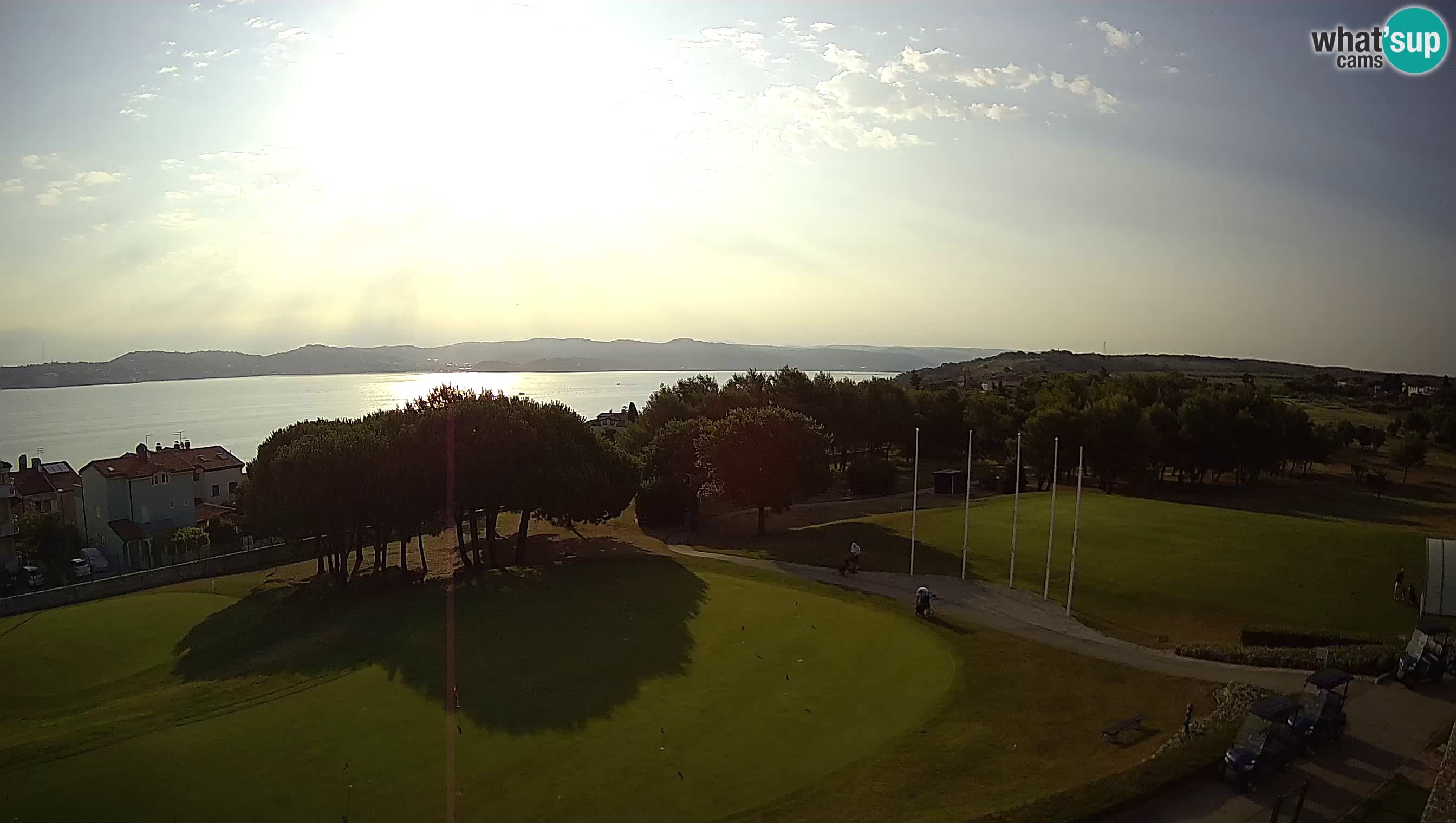 Golf Adriatique Webcam en direct Savudrija – Rezidencija Skiper – Istrie – Croatie