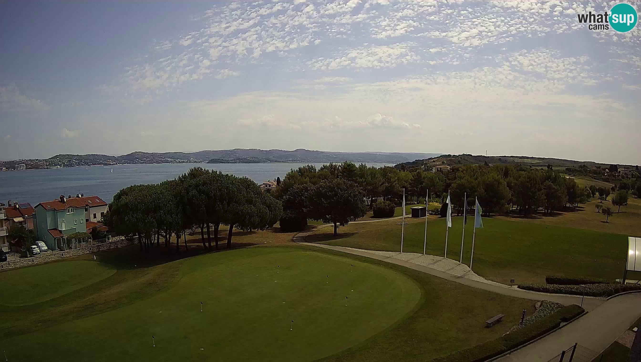 Golf Adriatique Webcam en direct Savudrija – Rezidencija Skiper – Istrie – Croatie