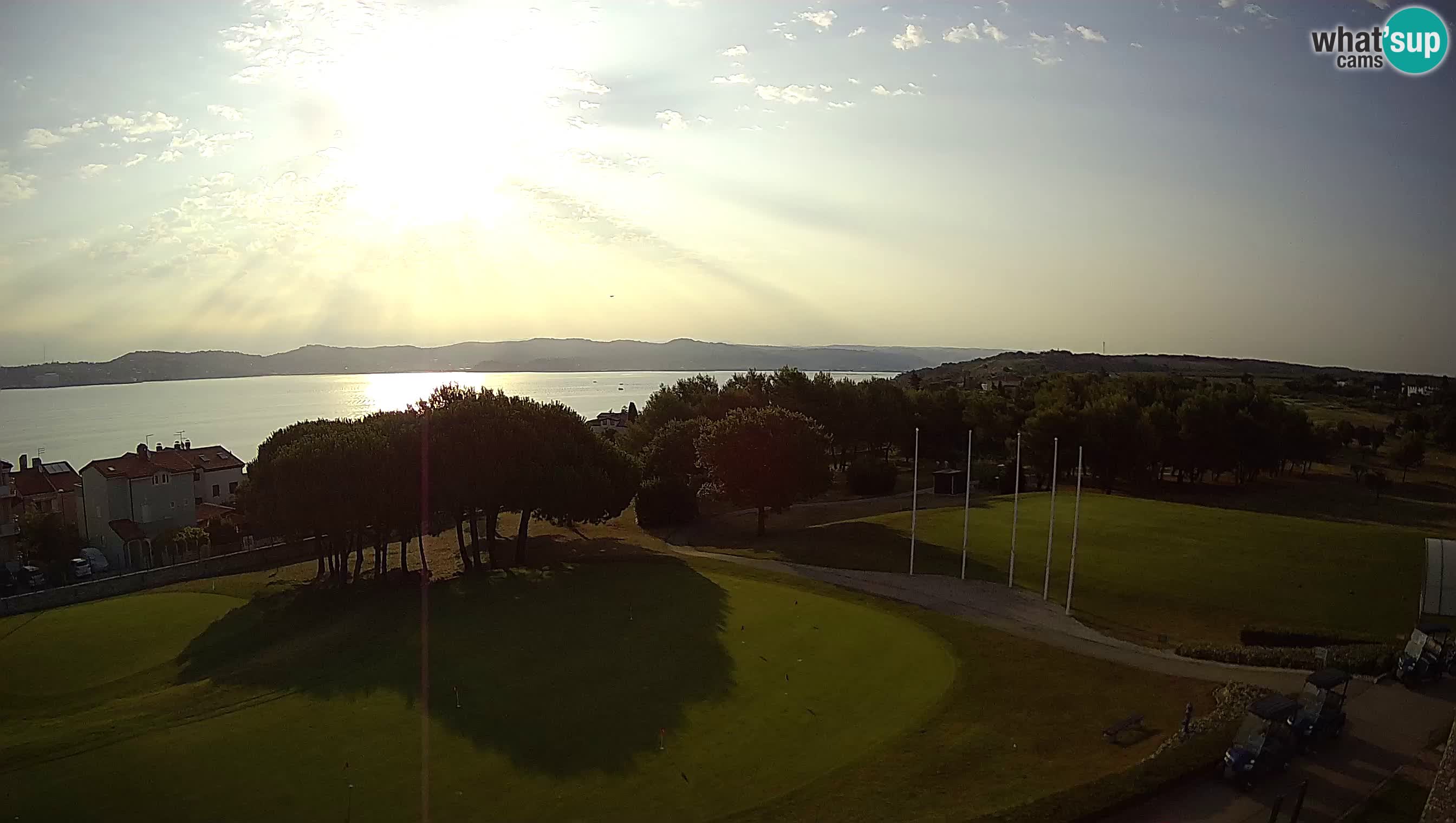Golf Adriatique Webcam en direct Savudrija – Rezidencija Skiper – Istrie – Croatie