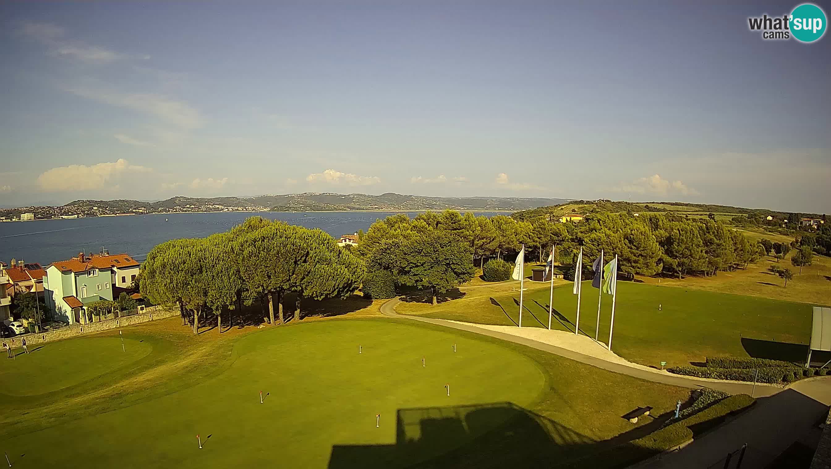 Golf Adriatique Webcam en direct Savudrija – Rezidencija Skiper – Istrie – Croatie