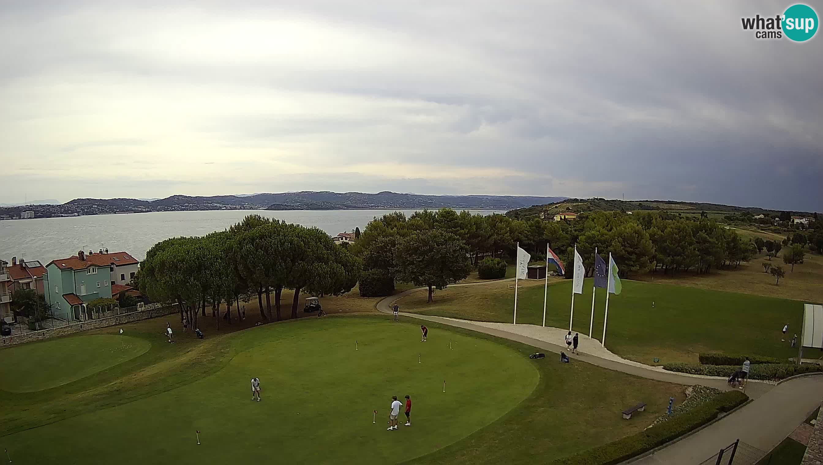 Golf Adriatique Webcam en direct Savudrija – Rezidencija Skiper – Istrie – Croatie