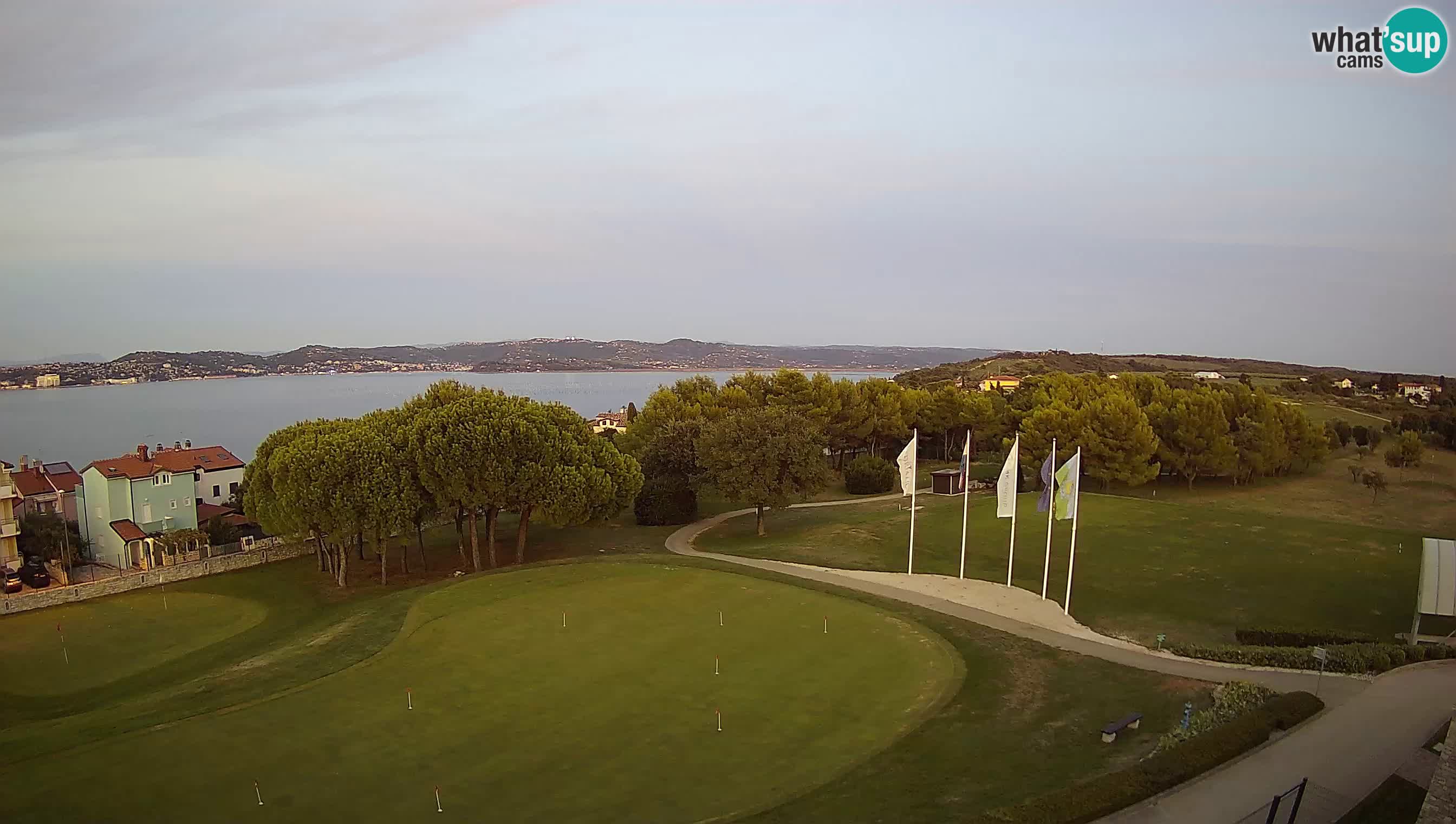 Golf Adriatique Webcam en direct Savudrija – Rezidencija Skiper – Istrie – Croatie
