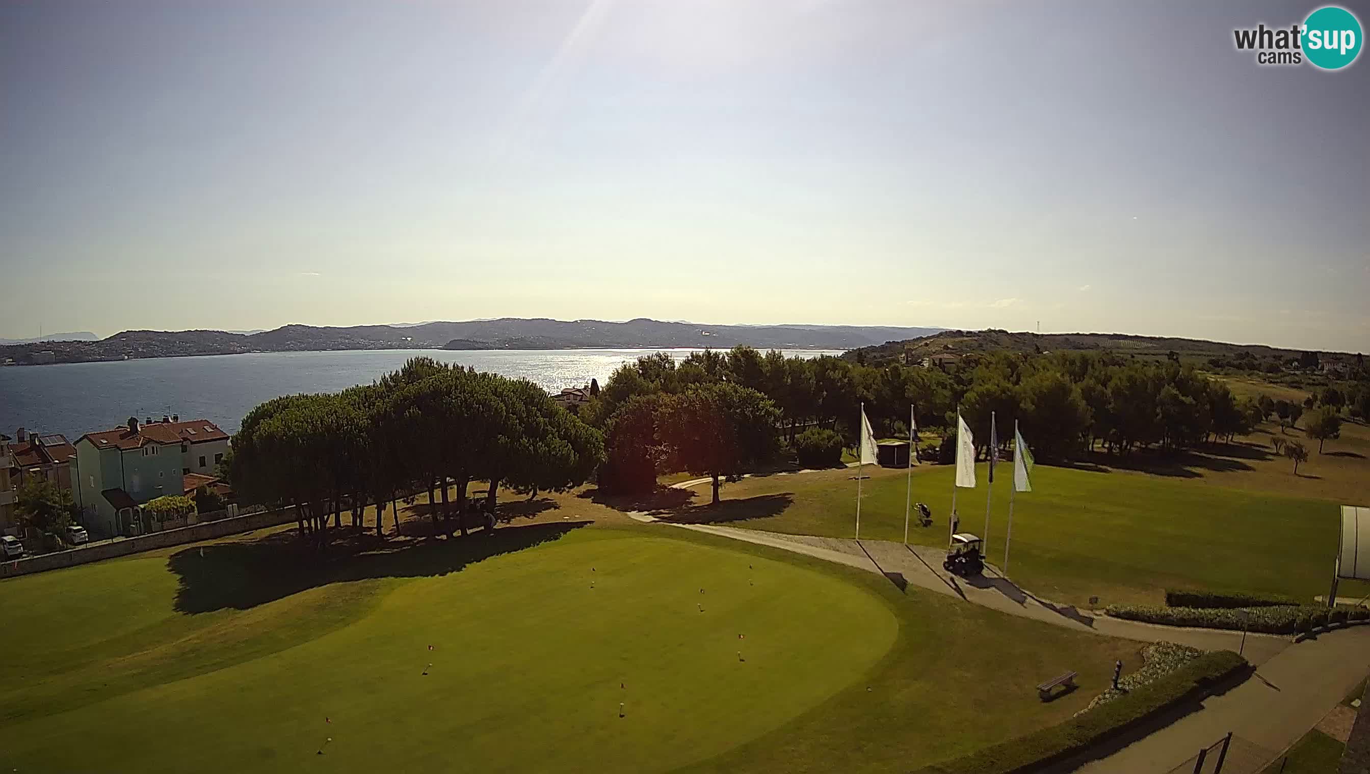 Golf Adriatique Webcam en direct Savudrija – Rezidencija Skiper – Istrie – Croatie