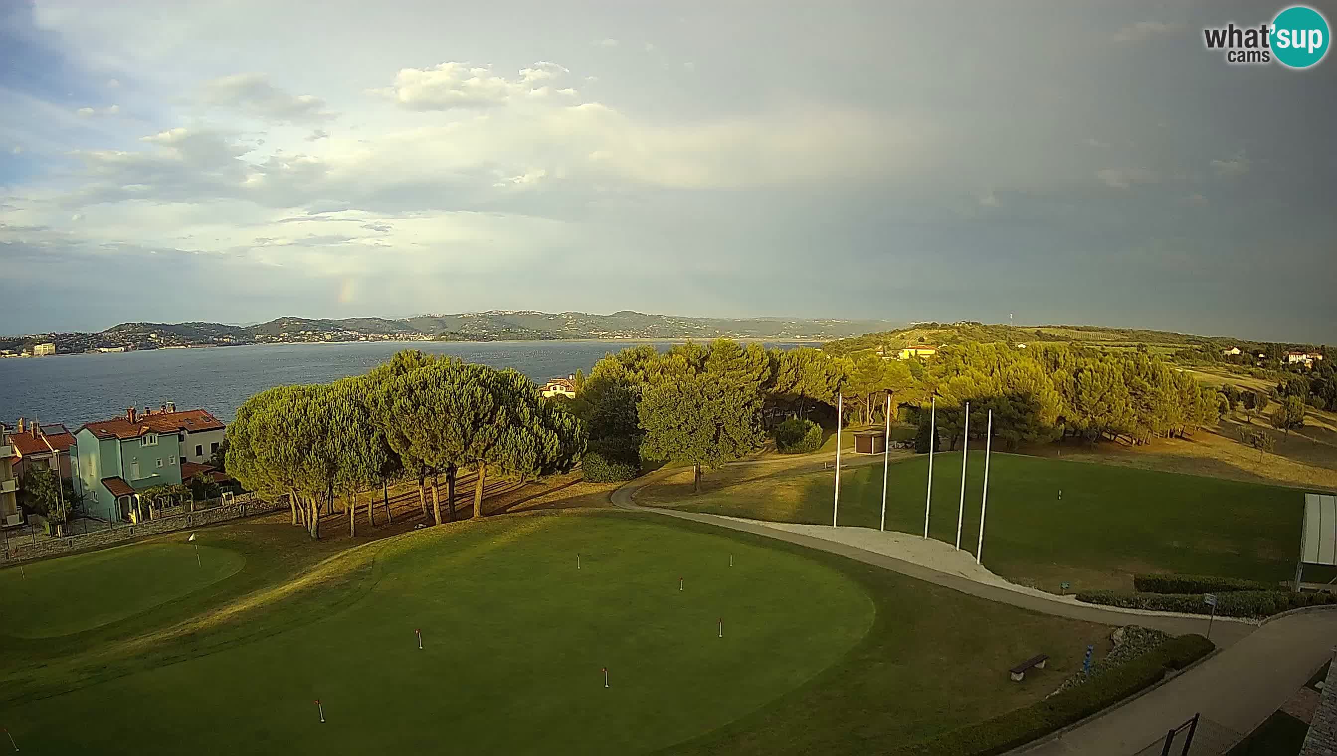 Golf Adriatique Webcam en direct Savudrija – Rezidencija Skiper – Istrie – Croatie