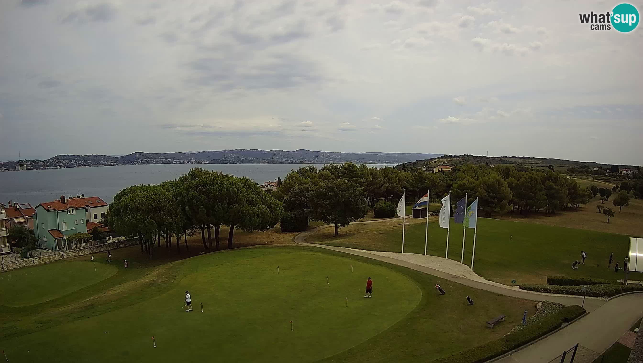 Golf Adriatique Webcam en direct Savudrija – Rezidencija Skiper – Istrie – Croatie