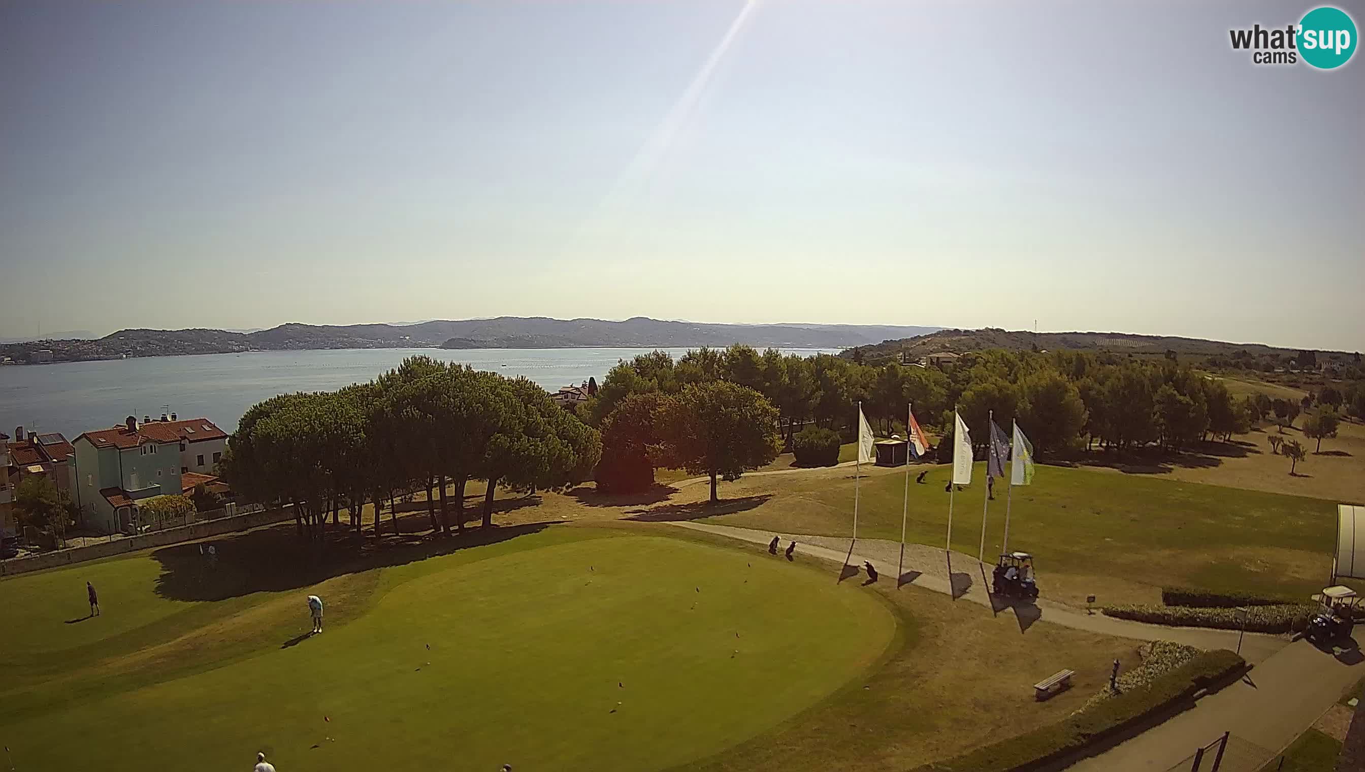 Golf Adriatique Webcam en direct Savudrija – Rezidencija Skiper – Istrie – Croatie
