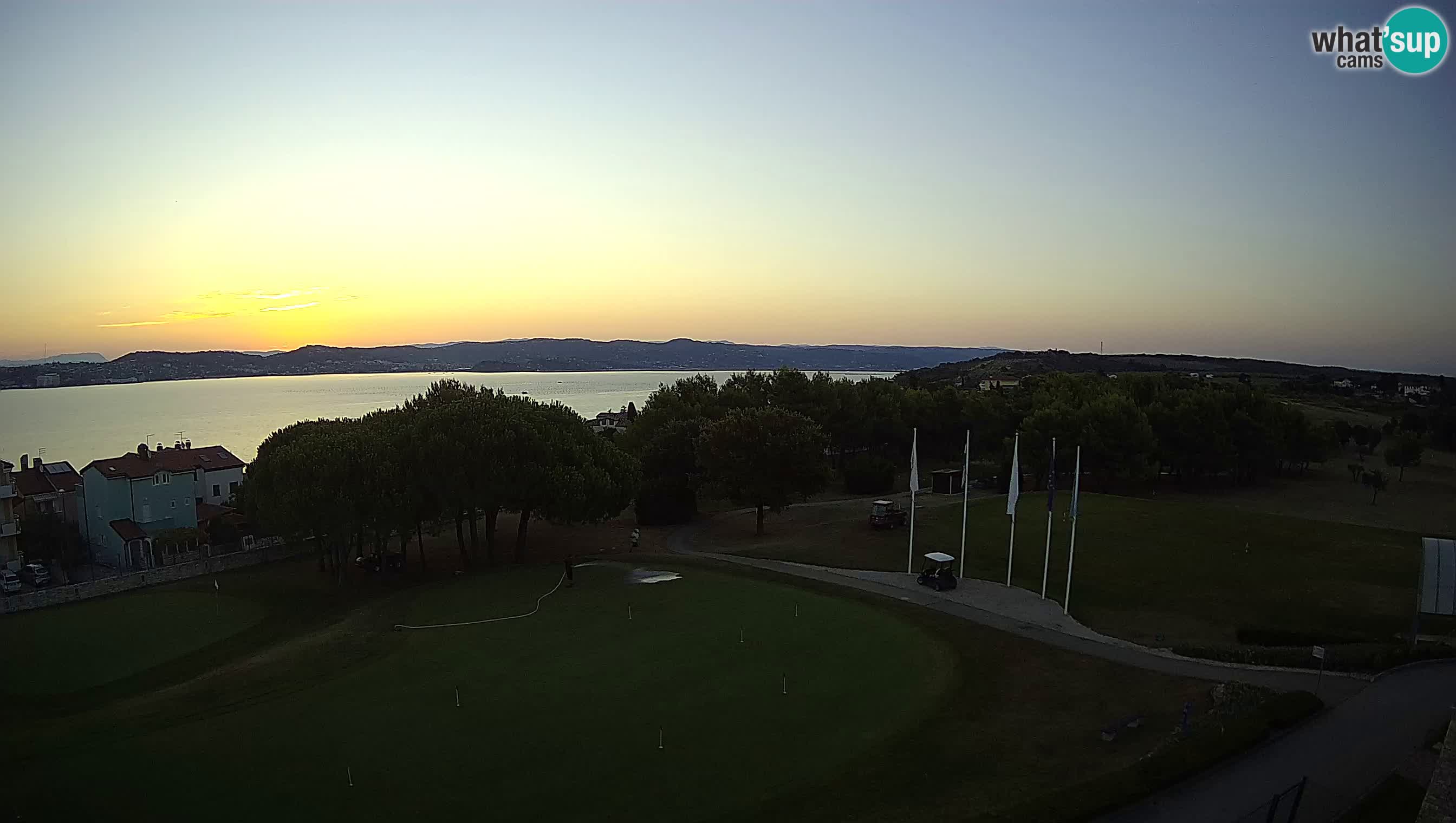 Golf Adriatique Webcam en direct Savudrija – Rezidencija Skiper – Istrie – Croatie
