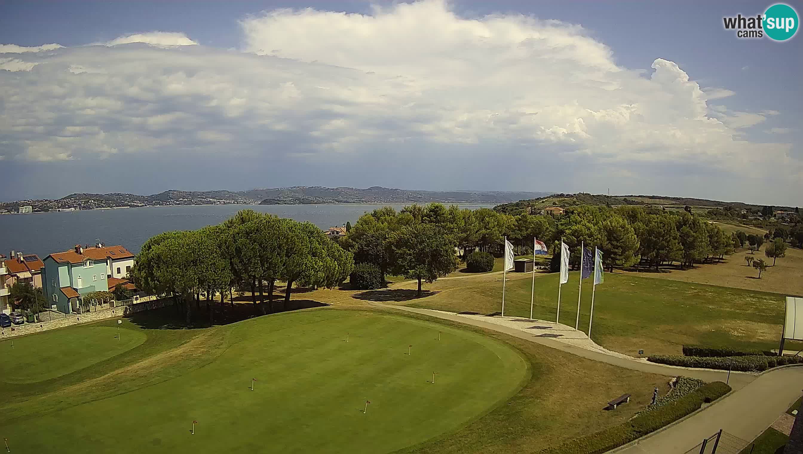 Golf Adriatique Webcam en direct Savudrija – Rezidencija Skiper – Istrie – Croatie