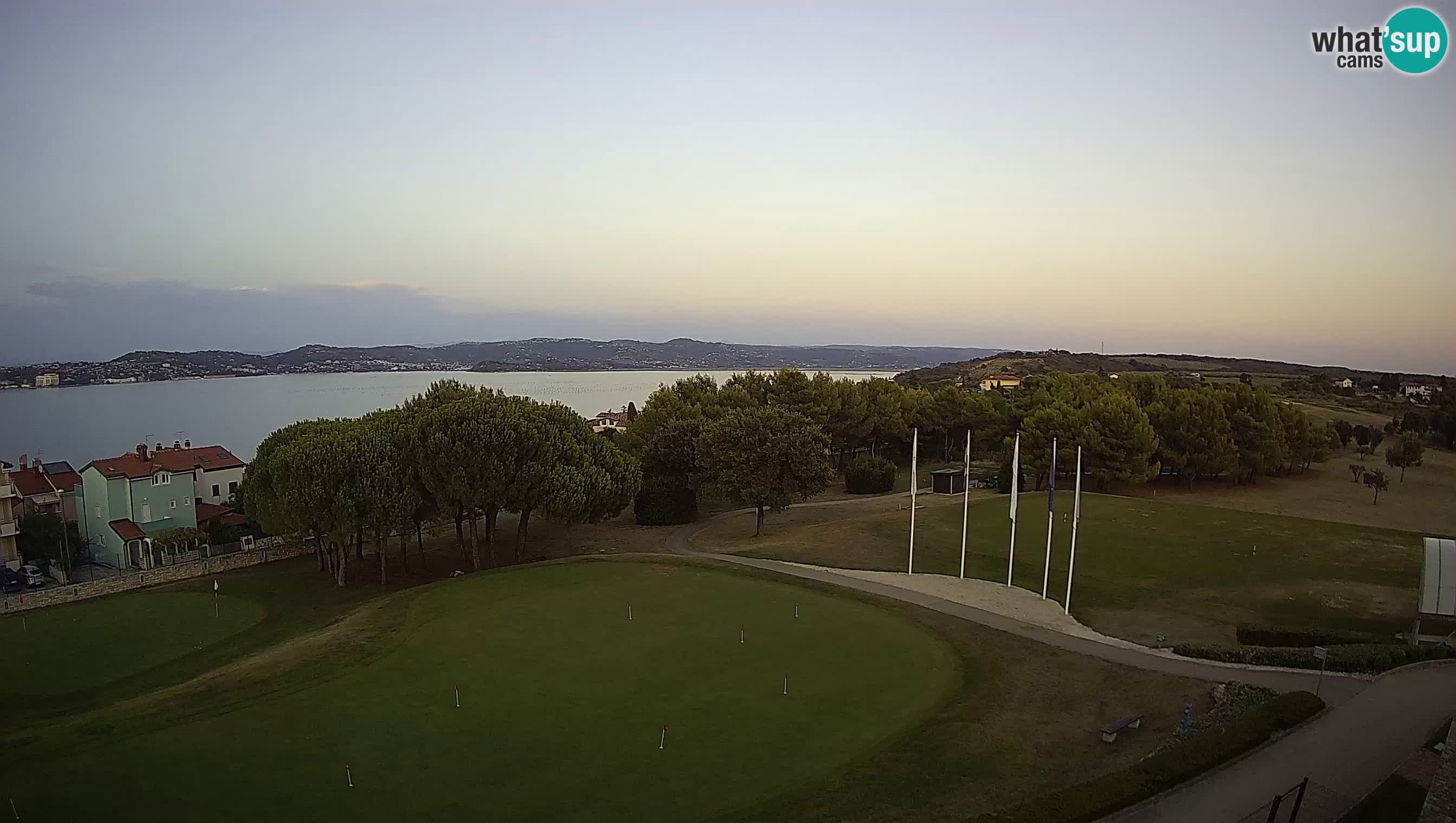 Golf Adriatique Webcam en direct Savudrija – Rezidencija Skiper – Istrie – Croatie