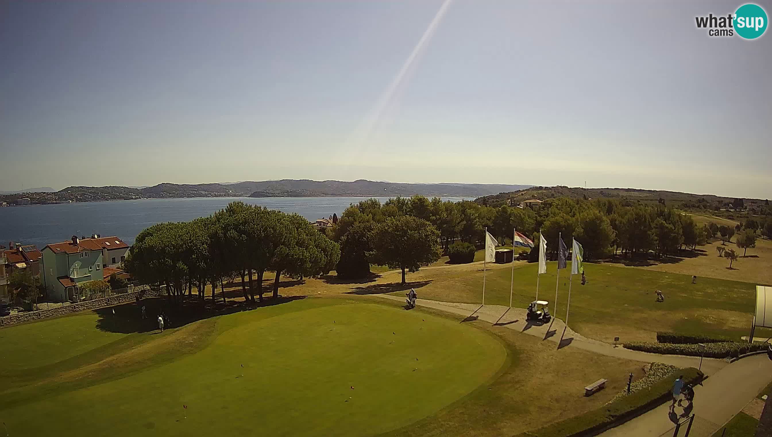 Golf Adriatique Webcam en direct Savudrija – Rezidencija Skiper – Istrie – Croatie