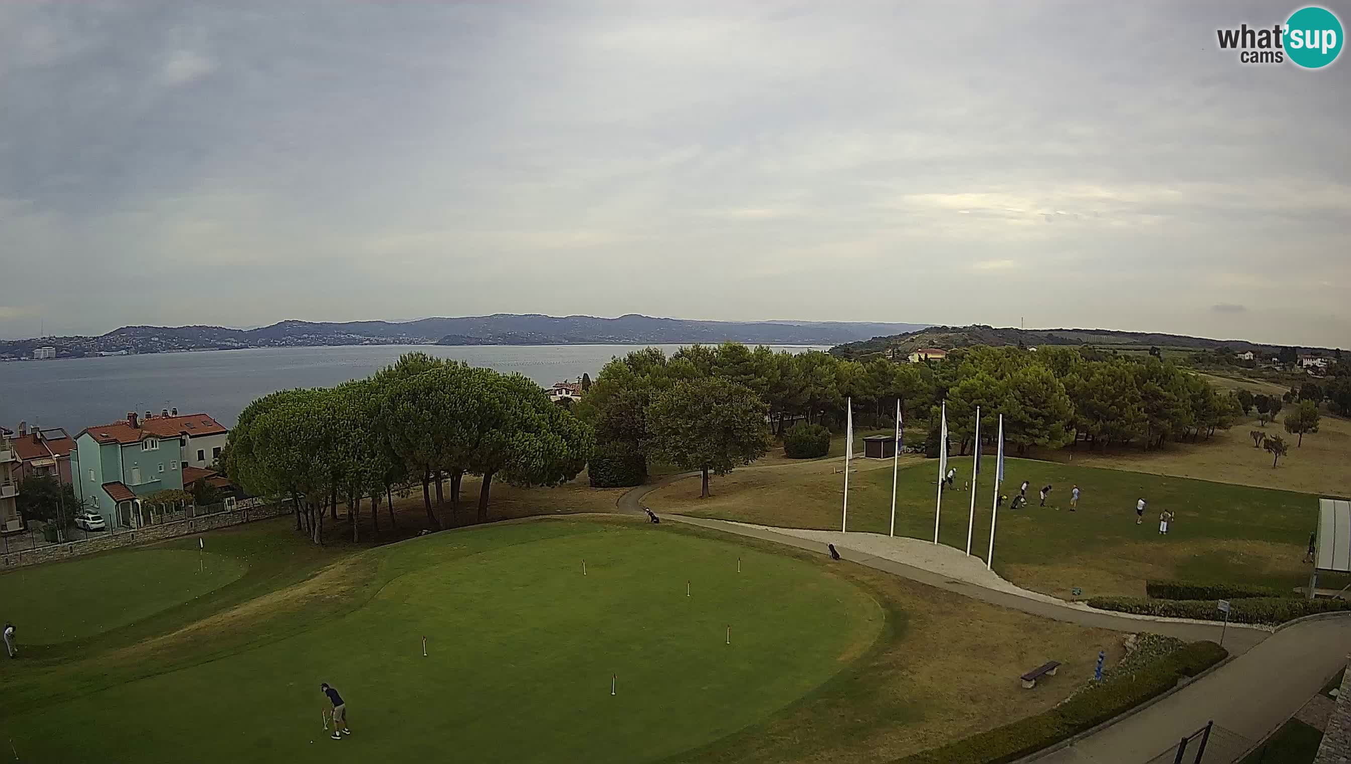 Golf Adriatique Webcam en direct Savudrija – Rezidencija Skiper – Istrie – Croatie