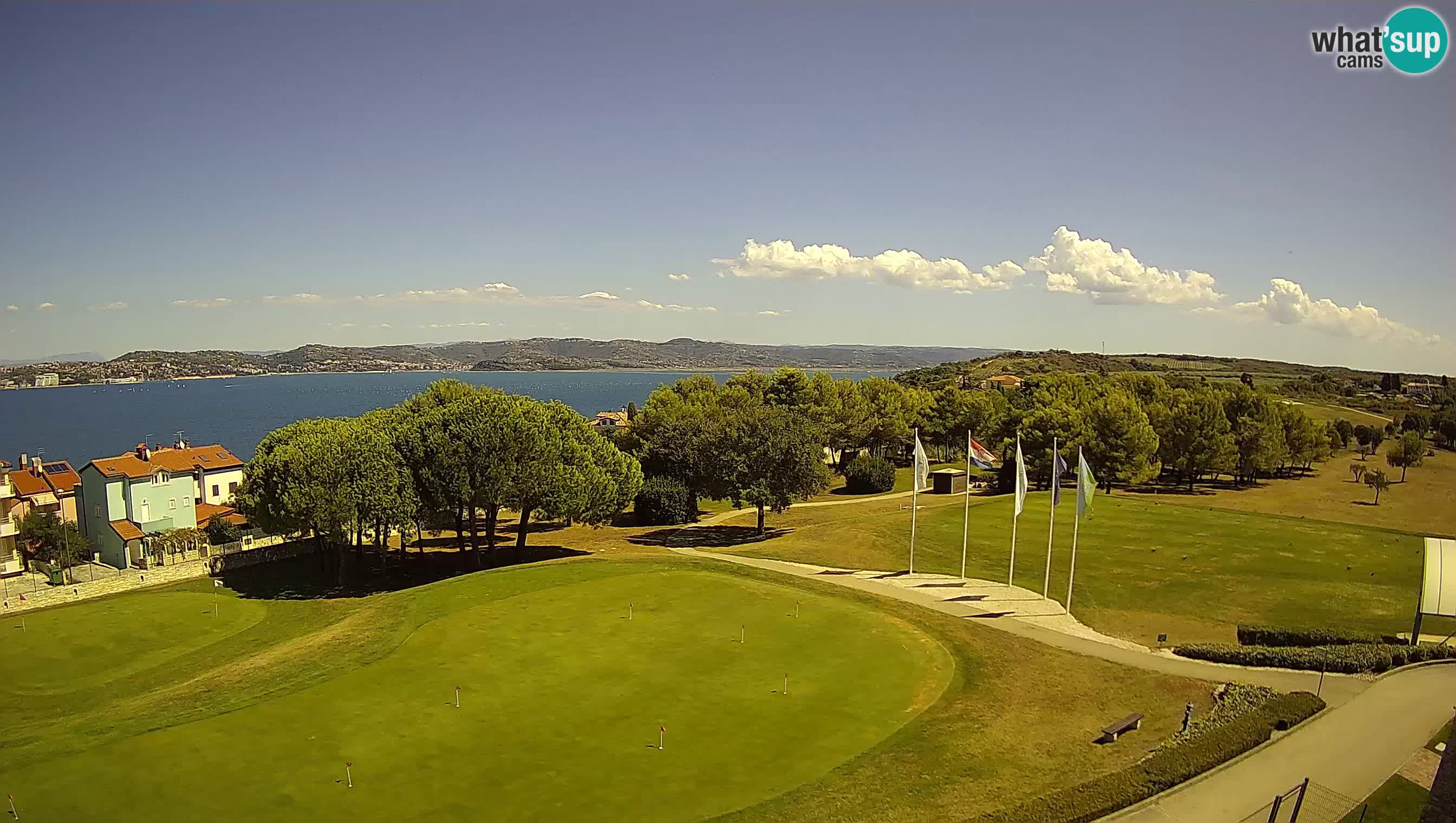 Golf Adriatique Webcam en direct Savudrija – Rezidencija Skiper – Istrie – Croatie