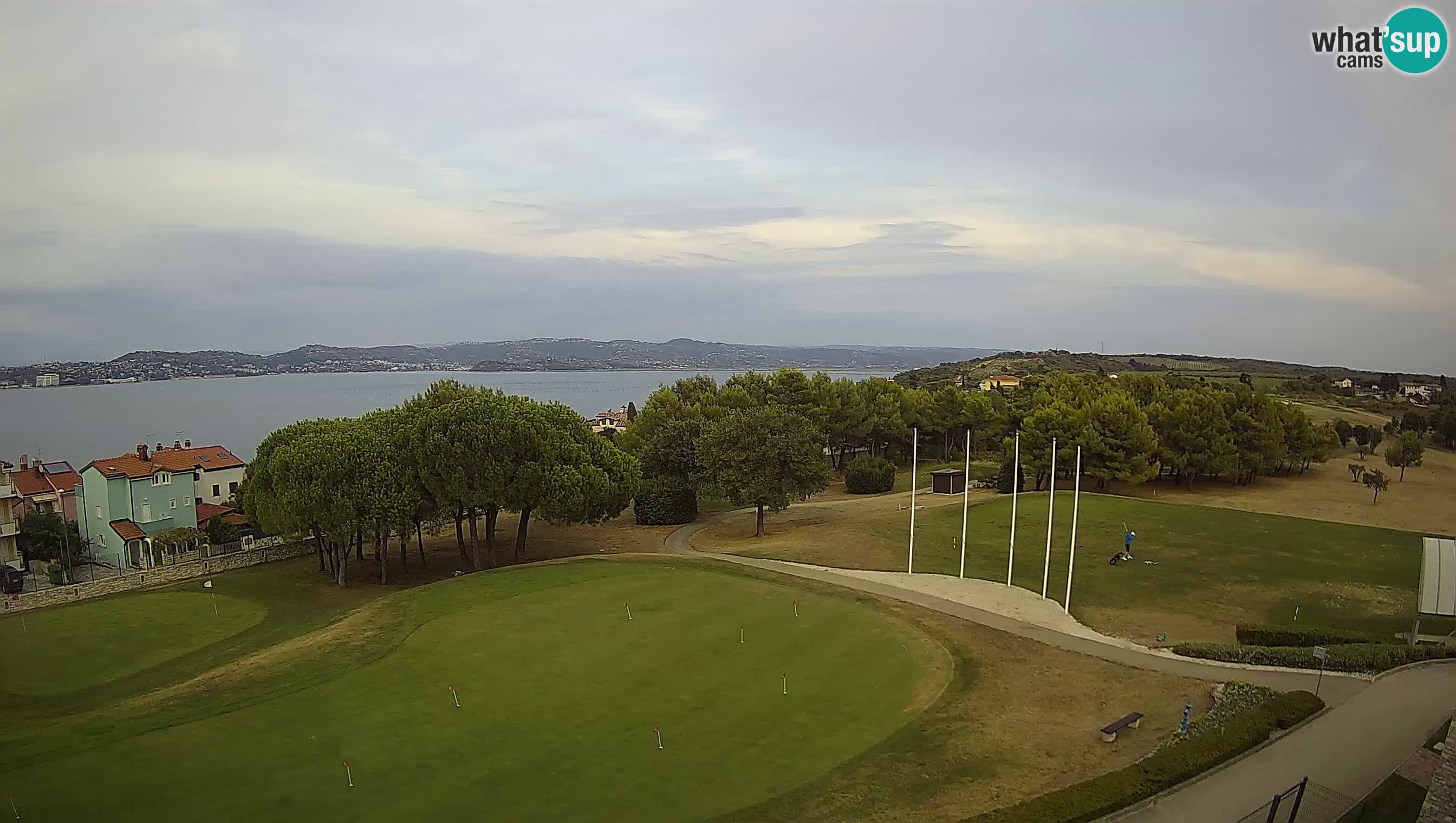 Golf Adriatique Webcam en direct Savudrija – Rezidencija Skiper – Istrie – Croatie